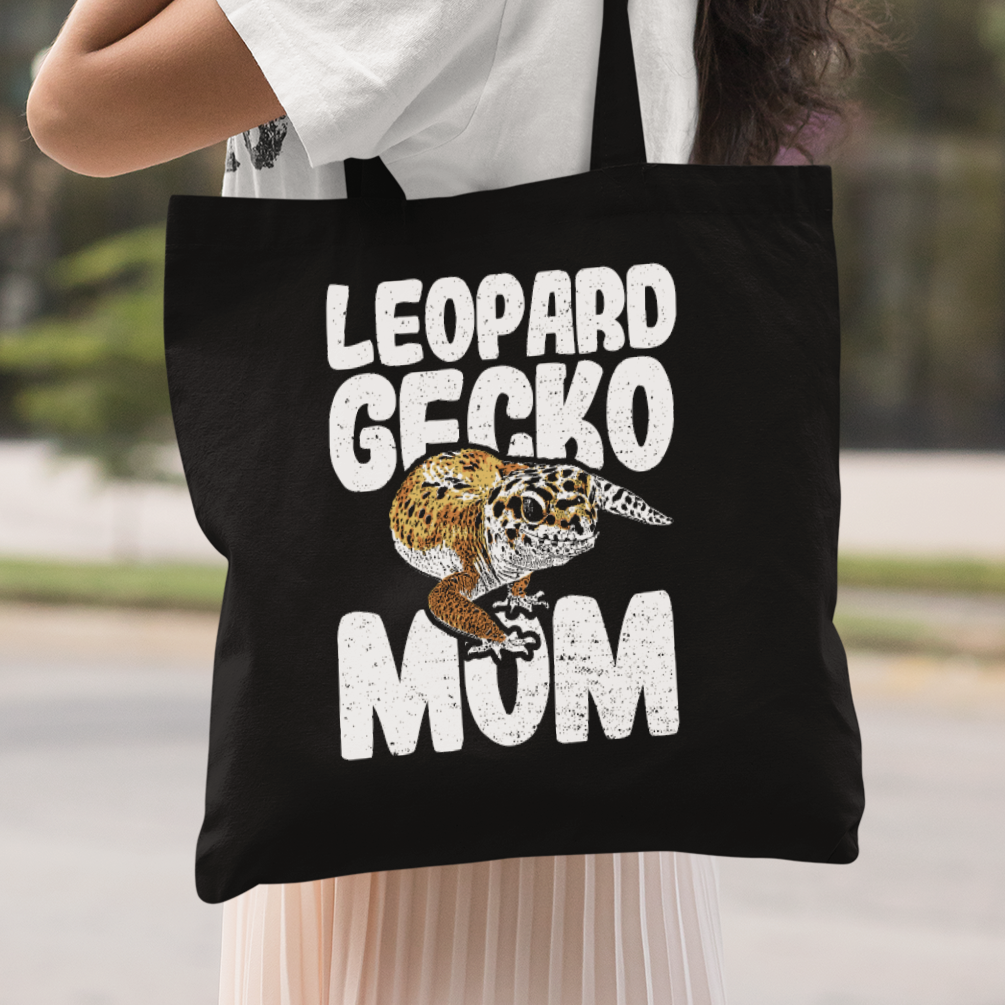 Leopard Gecko Mom Stoffbeutel - DESIGNSBYJNK5.COM