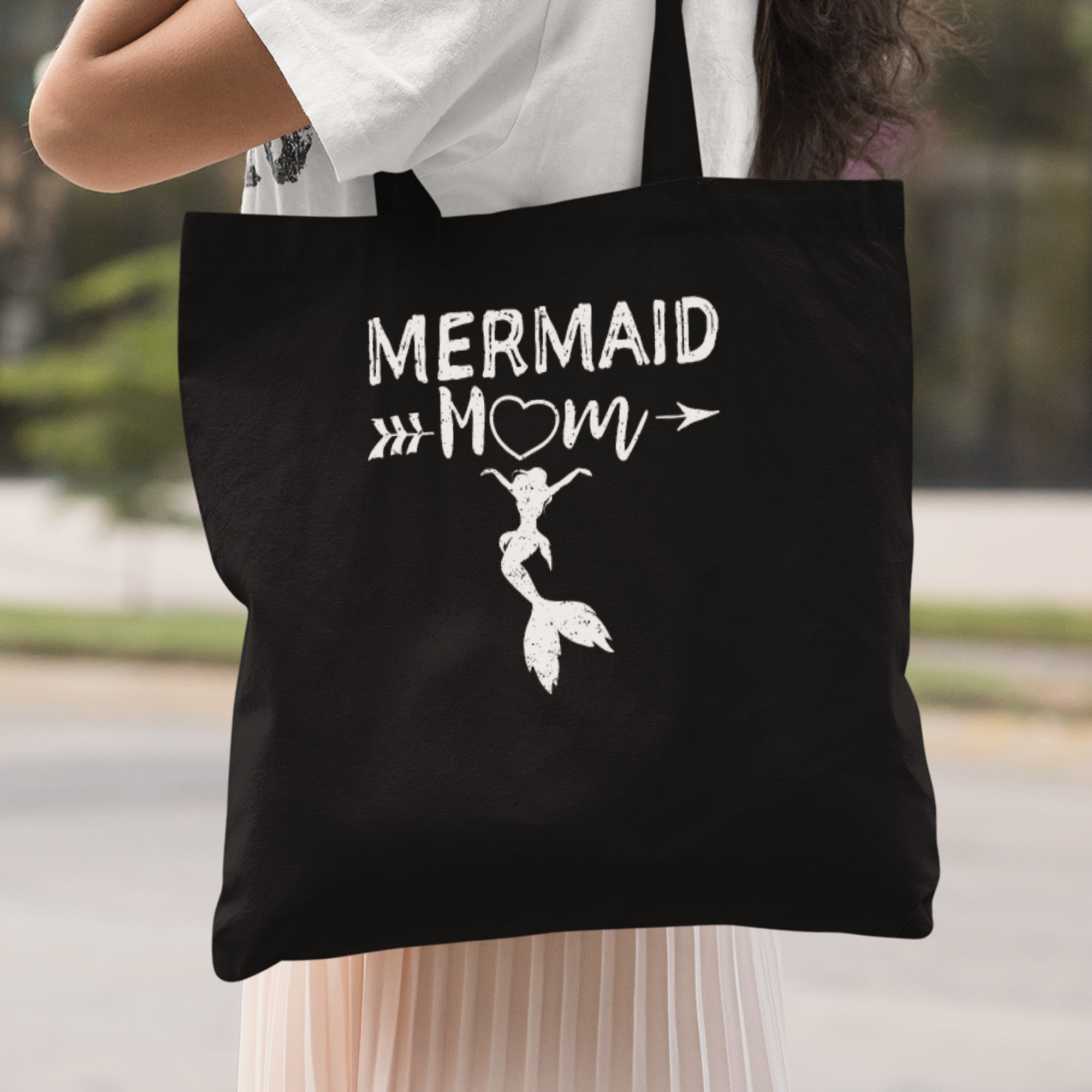 Mermaid Mom Stoffbeutel - DESIGNSBYJNK5.COM