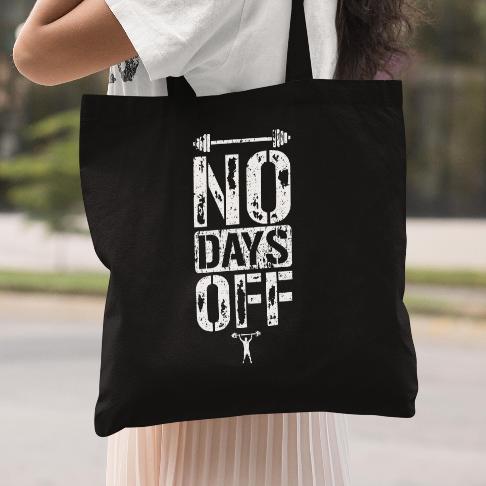 No Days Off Stoffbeutel - DESIGNSBYJNK5.COM