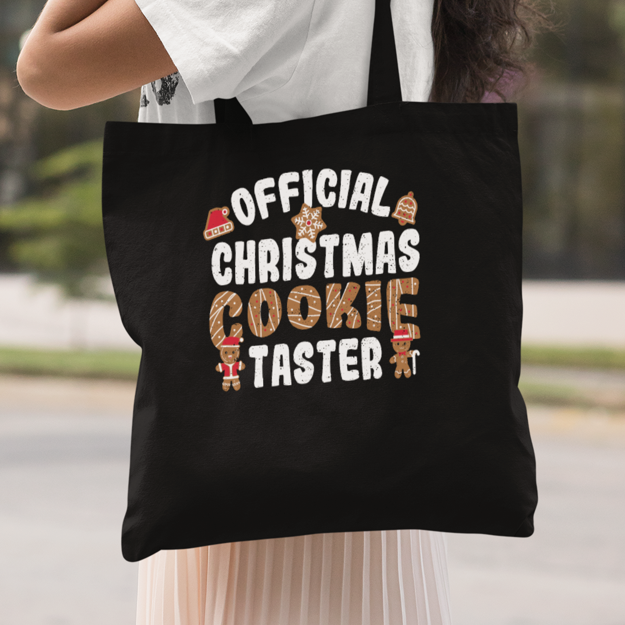 Official Christmas Cookie Taster Stoffbeutel - DESIGNSBYJNK5.COM