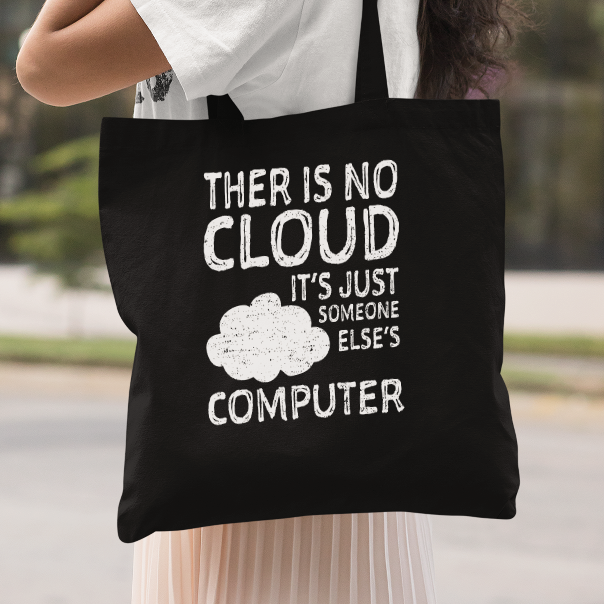 There Is No Cloud It's Just Someone Else's Computer Stoffbeutel - DESIGNSBYJNK5.COM