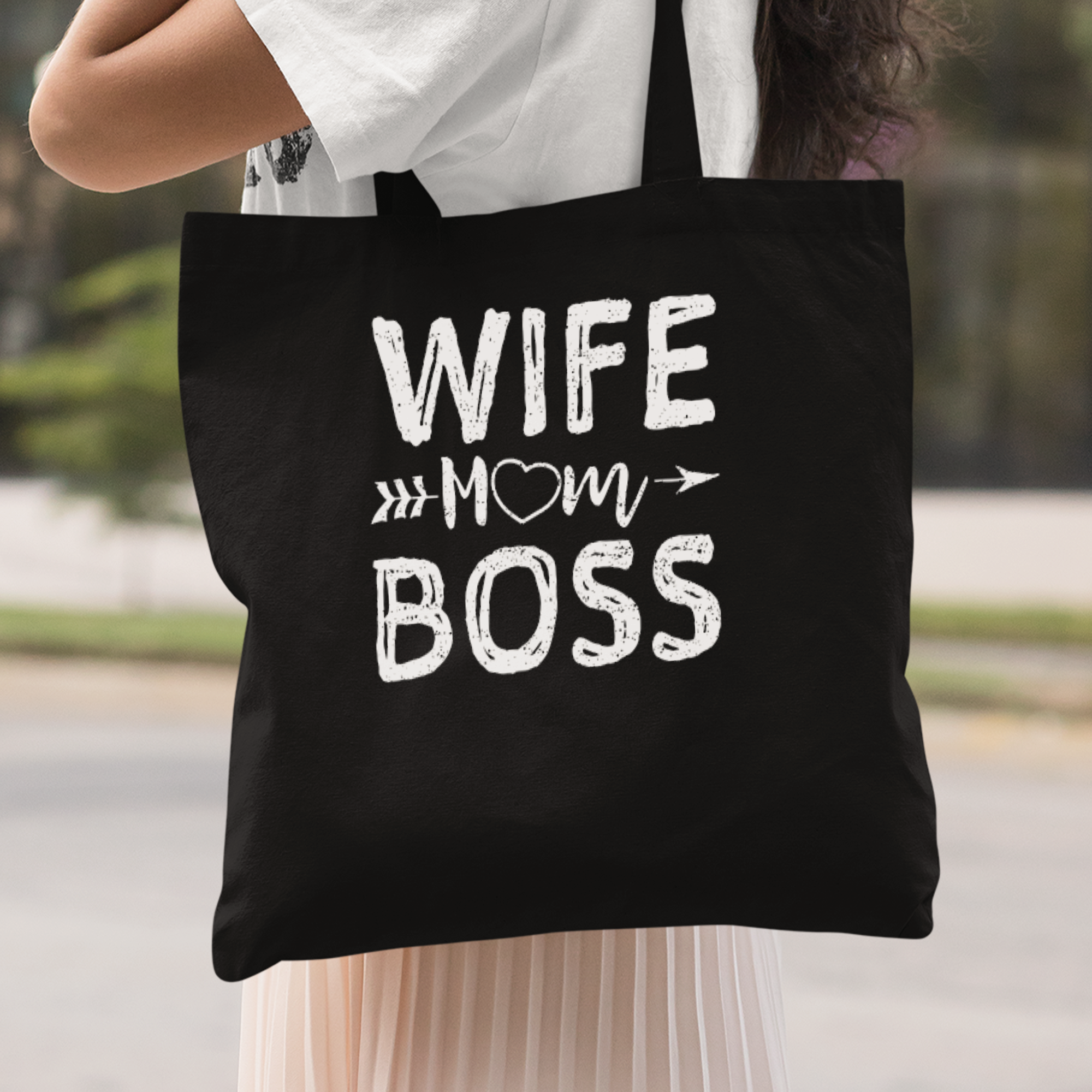 Wife Mom Boss Stoffbeutel - DESIGNSBYJNK5.COM