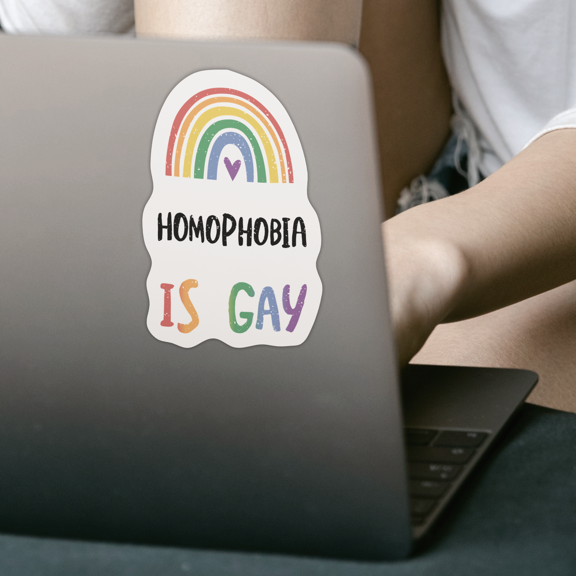 Homophobia Is Gay Sticker - DESIGNSBYJNK5.COM