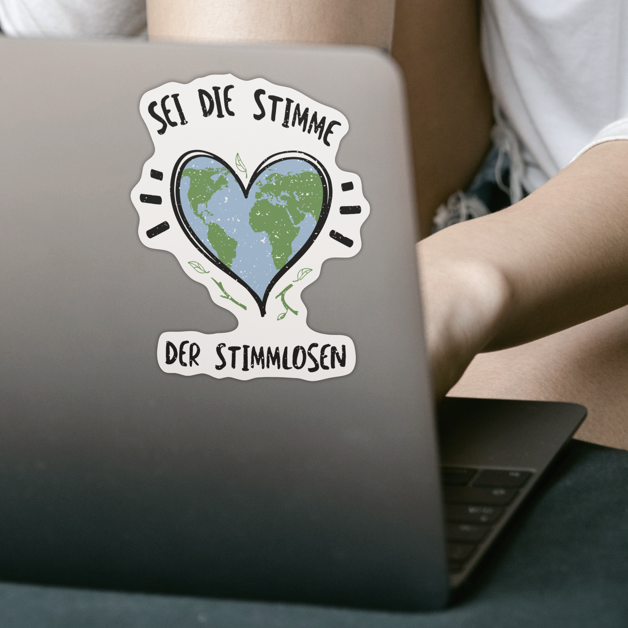 Sei die Stimme der Stimmlosen Sticker - DESIGNSBYJNK5.COM