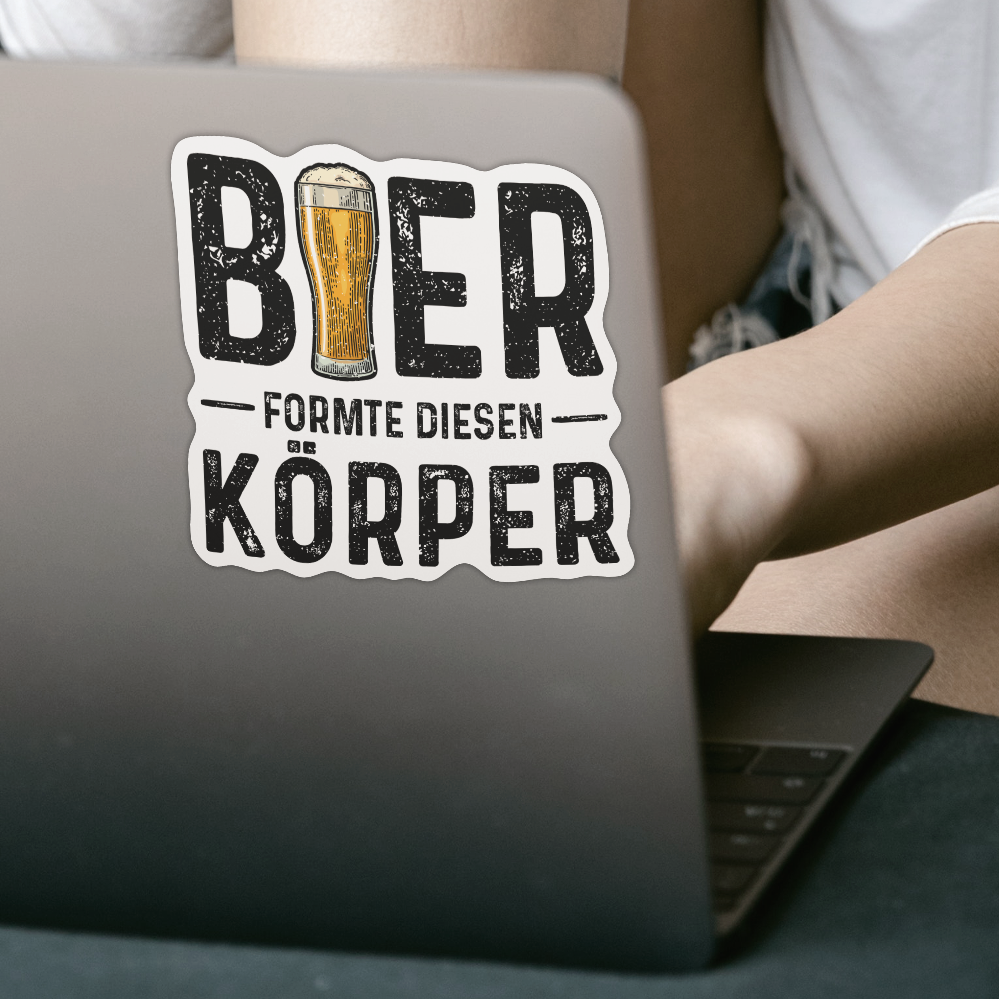 Bier Formte Diesen Körper Sticker - DESIGNSBYJNK5.COM