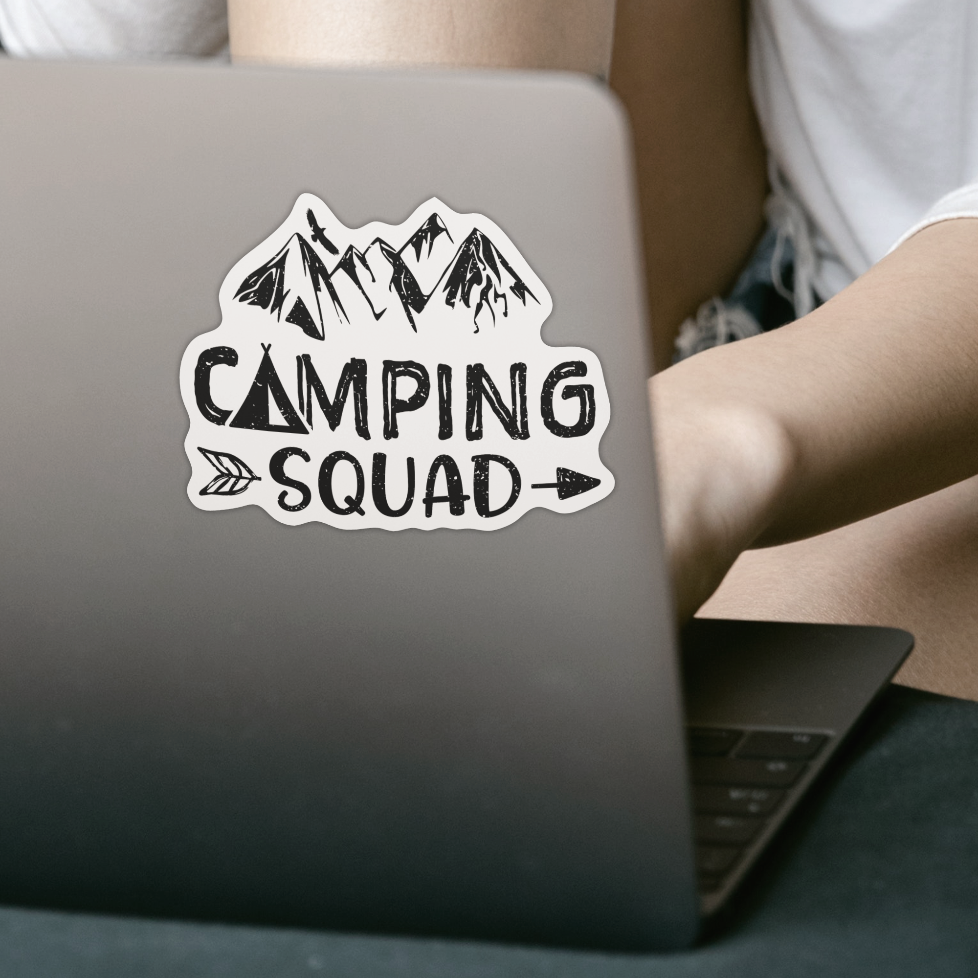 Camping Squad Sticker - DESIGNSBYJNK5.COM