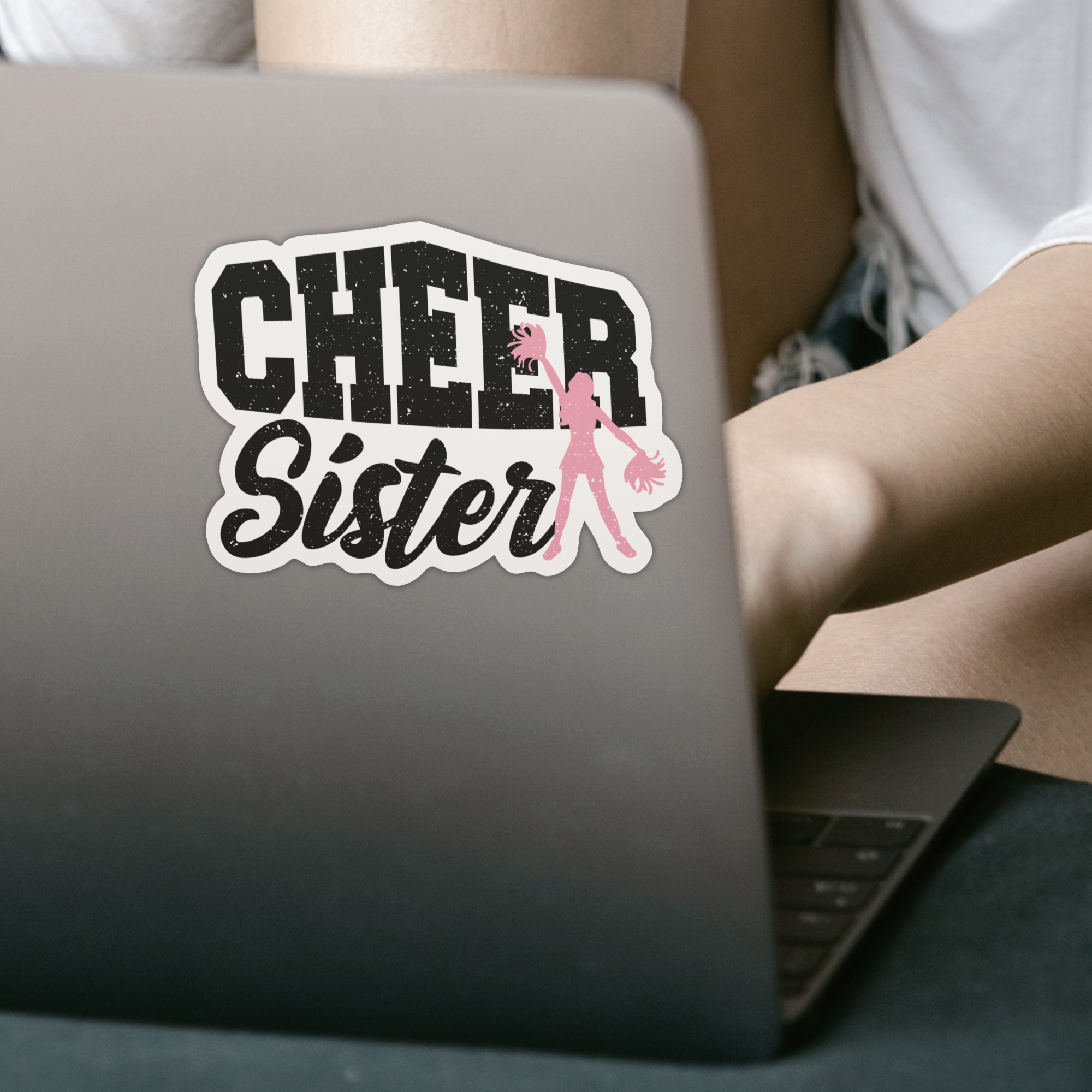 Cheer Sister Sticker - DESIGNSBYJNK5.COM