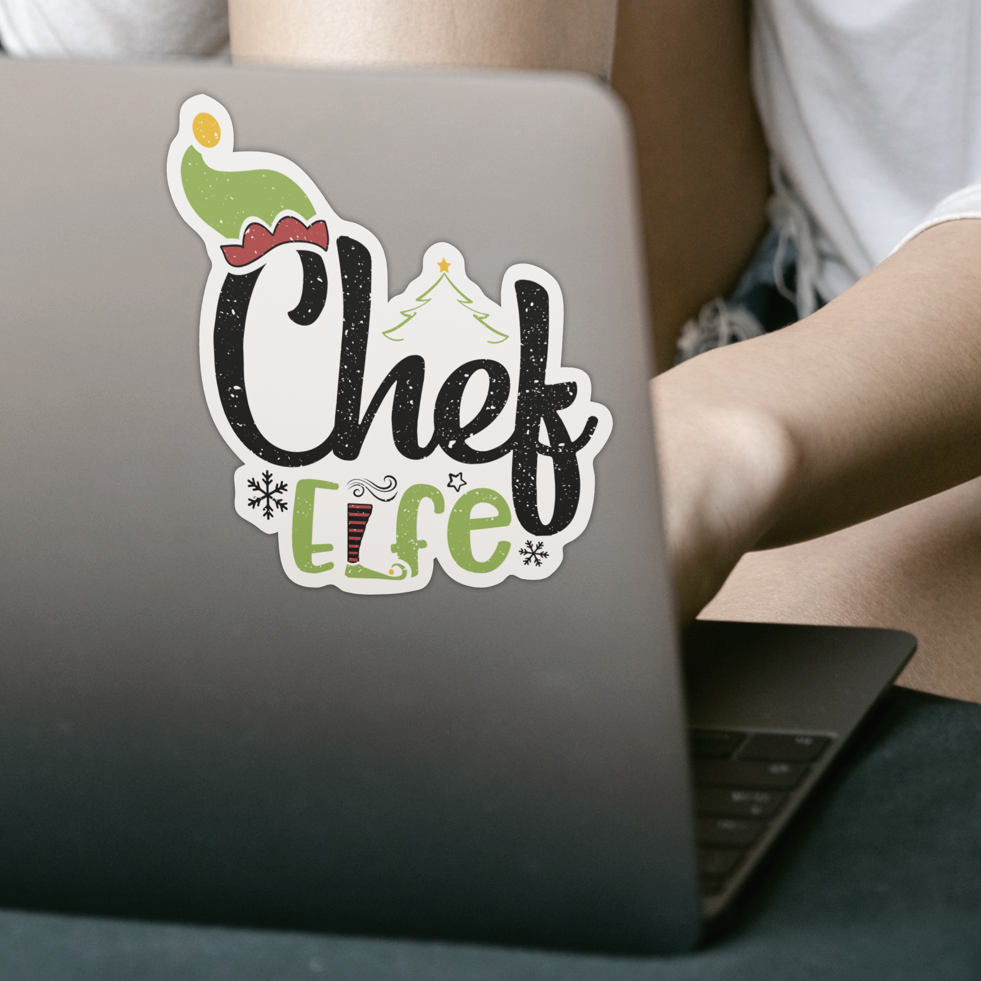 Chef Elfe Sticker - DESIGNSBYJNK5.COM