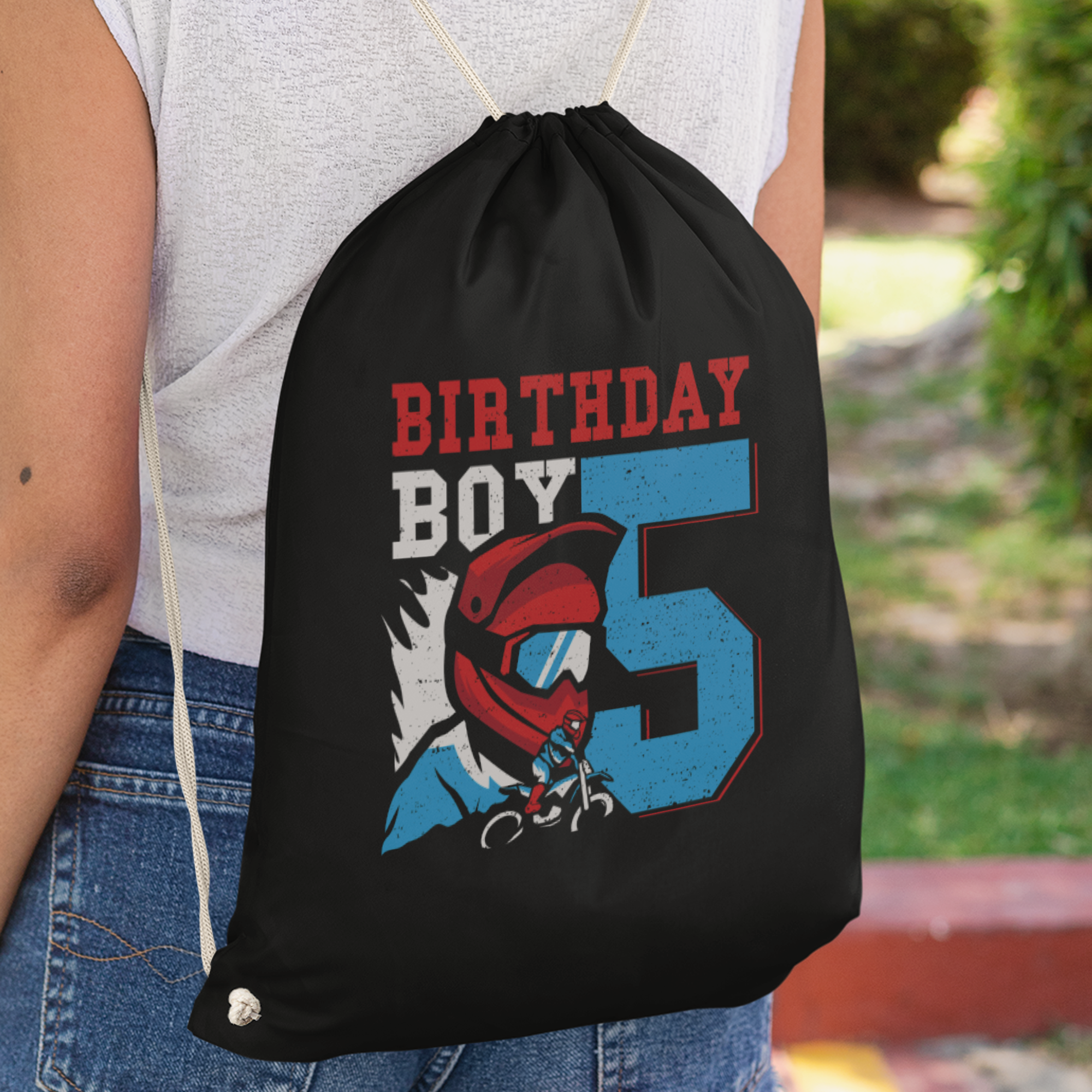 Birthday Boy 5 Turnbeutel - DESIGNSBYJNK5.COM