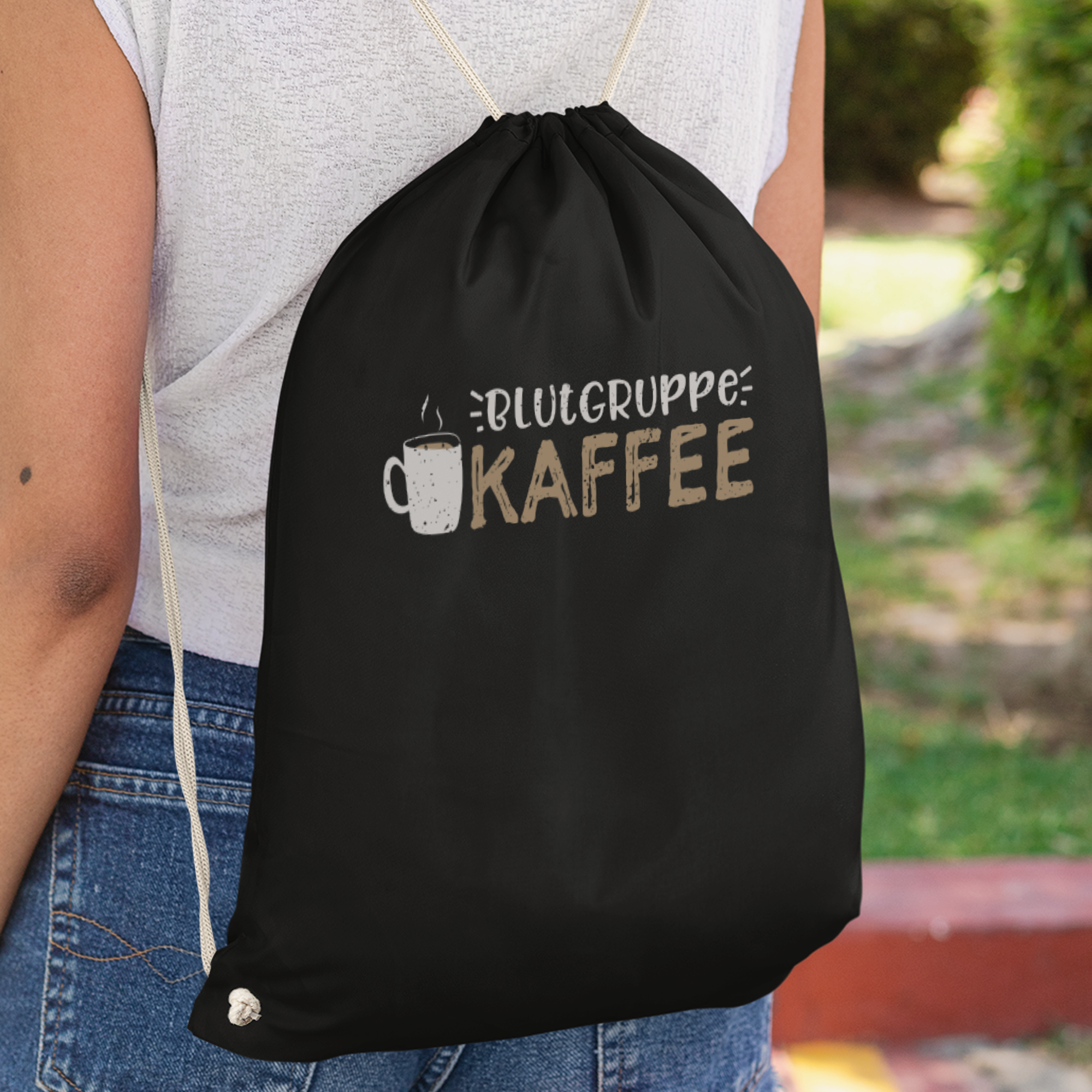 Blutgruppe Kaffee Turnbeutel - DESIGNSBYJNK5.COM