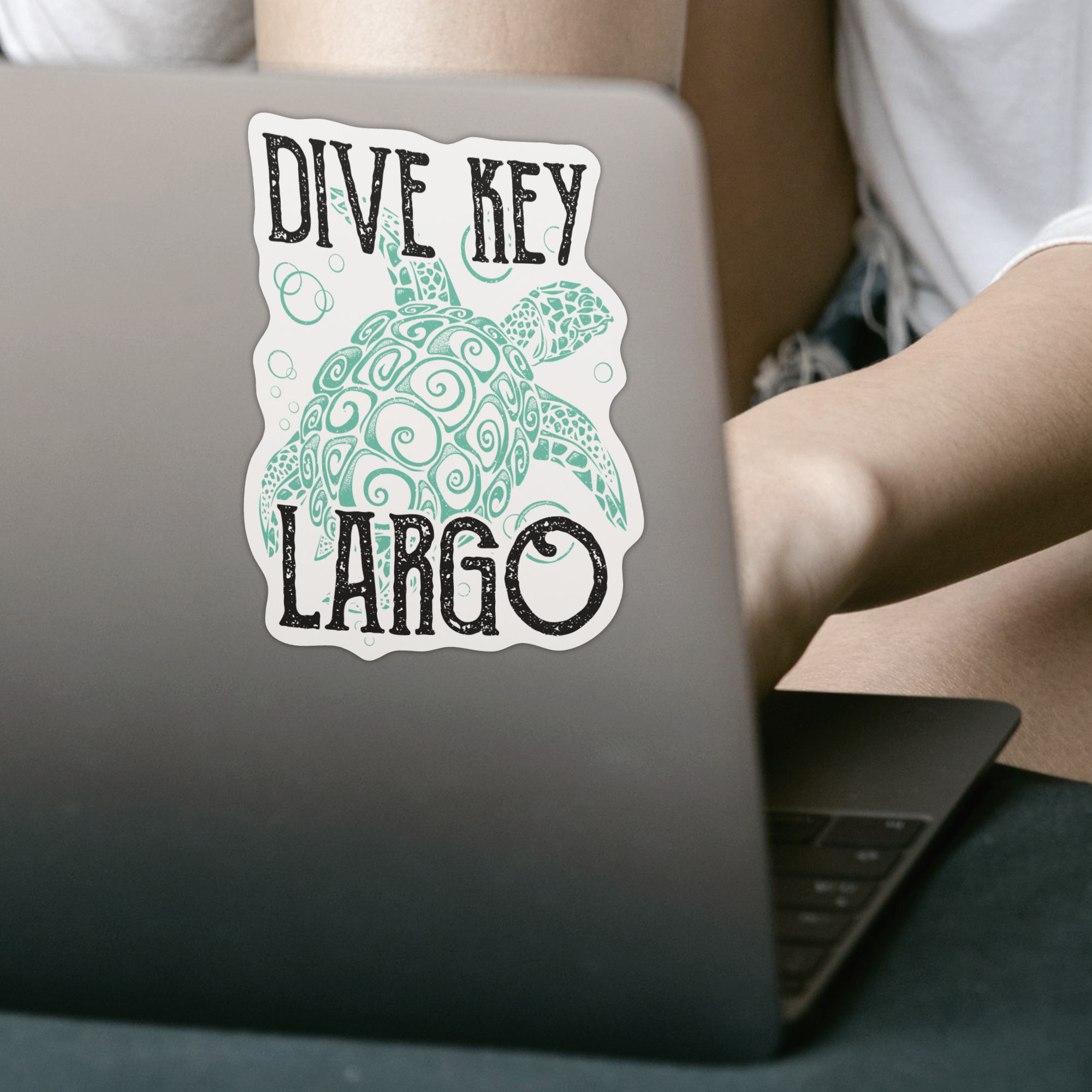 Dive Key Largo Sticker - DESIGNSBYJNK5.COM