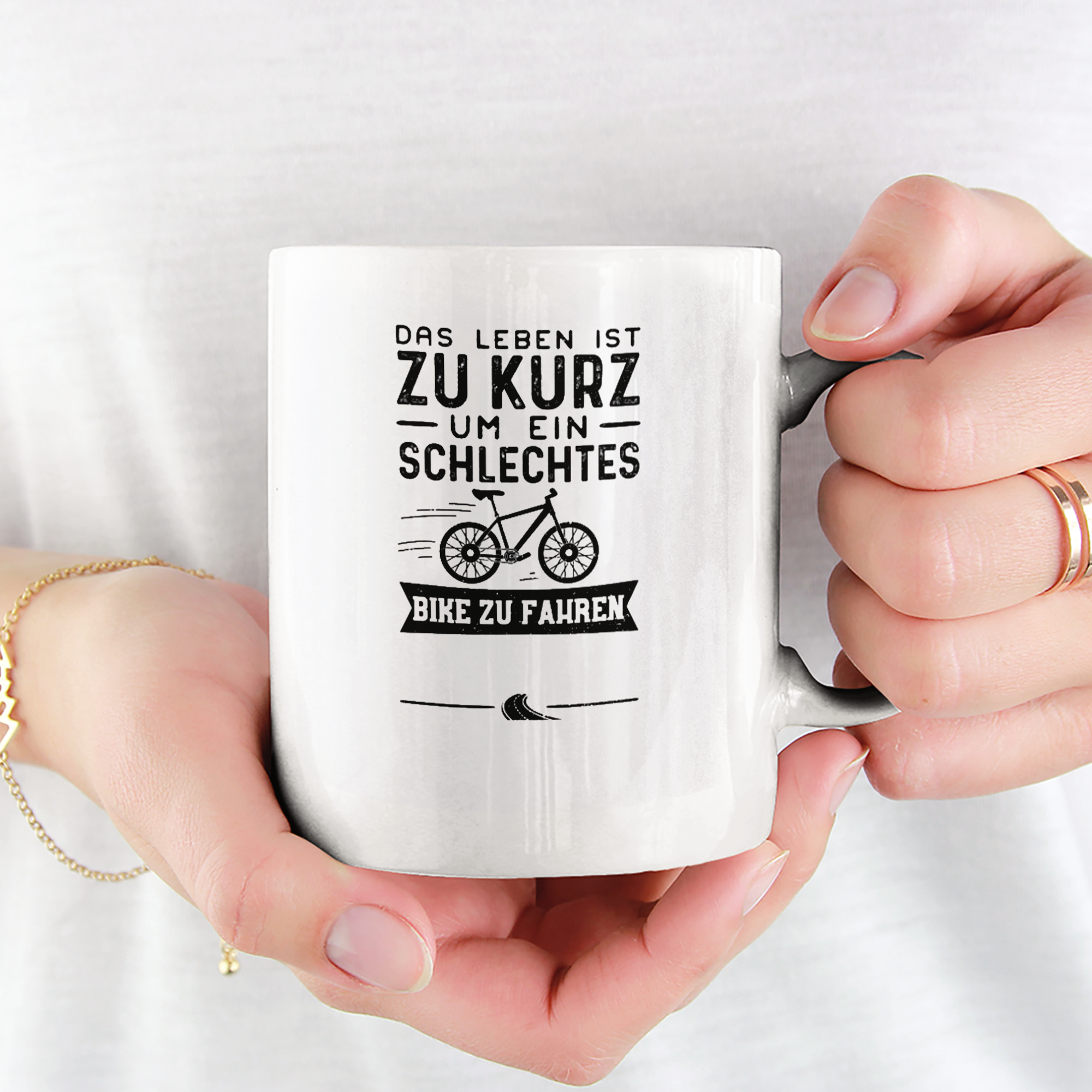 Das Leben Ist Zu Kurz Um Ein Schlechtes Bike Zu Fahren Tasse - DESIGNSBYJNK5.COM