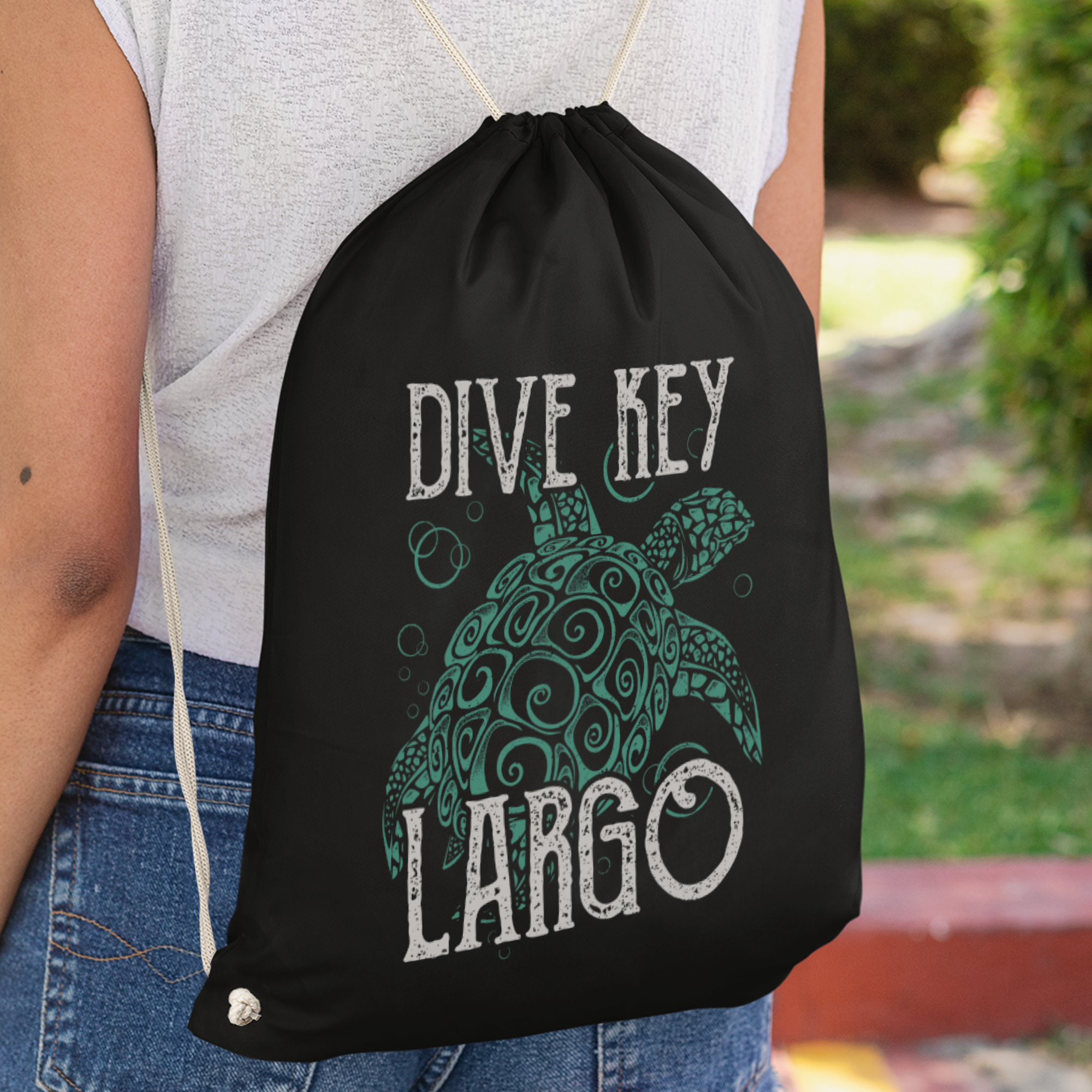 Dive Key Largo Turnbeutel - DESIGNSBYJNK5.COM