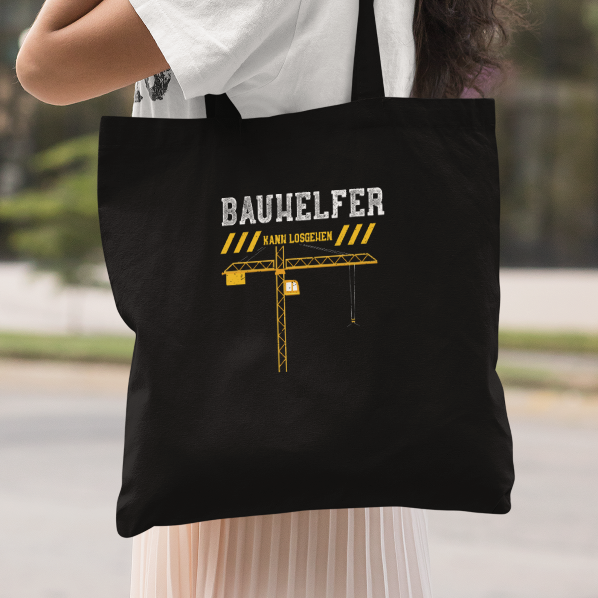 Bauhelfer Kann Losgehen Stoffbeutel - DESIGNSBYJNK5.COM