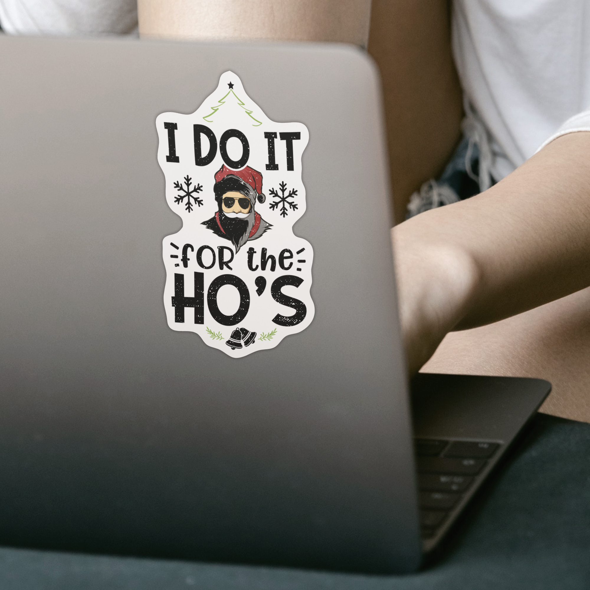 I Do It for the Hos Sticker - DESIGNSBYJNK5.COM