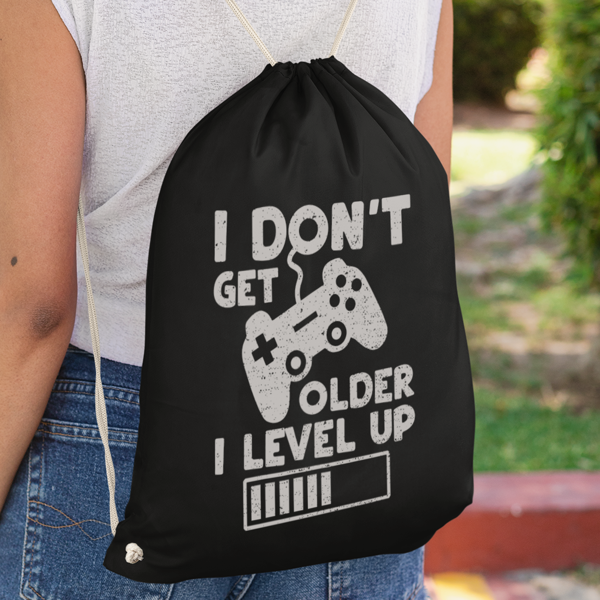 I Don't Get Older I Level Up Turnbeutel - DESIGNSBYJNK5.COM