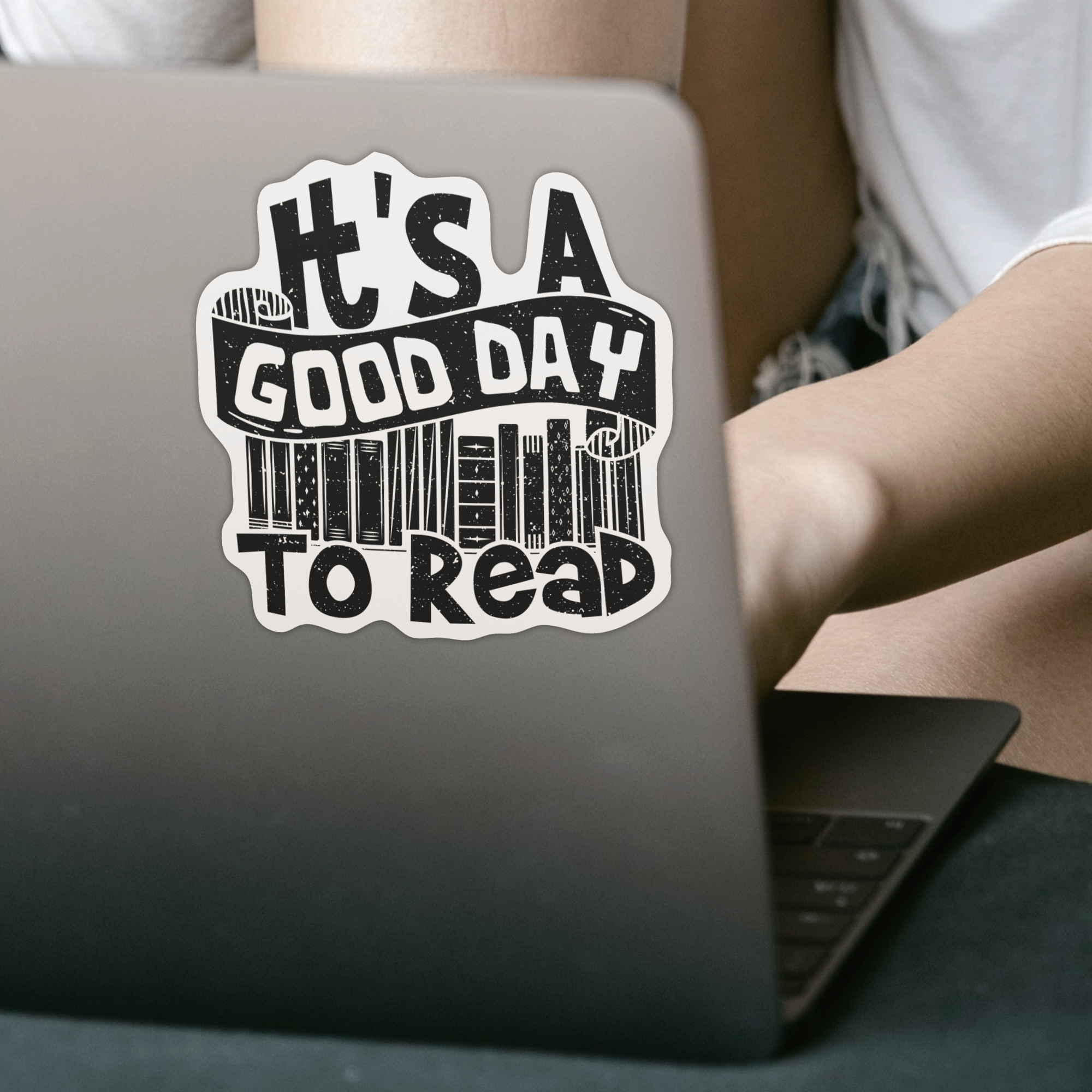 It's A Good Day To Read Sticker - DESIGNSBYJNK5.COM