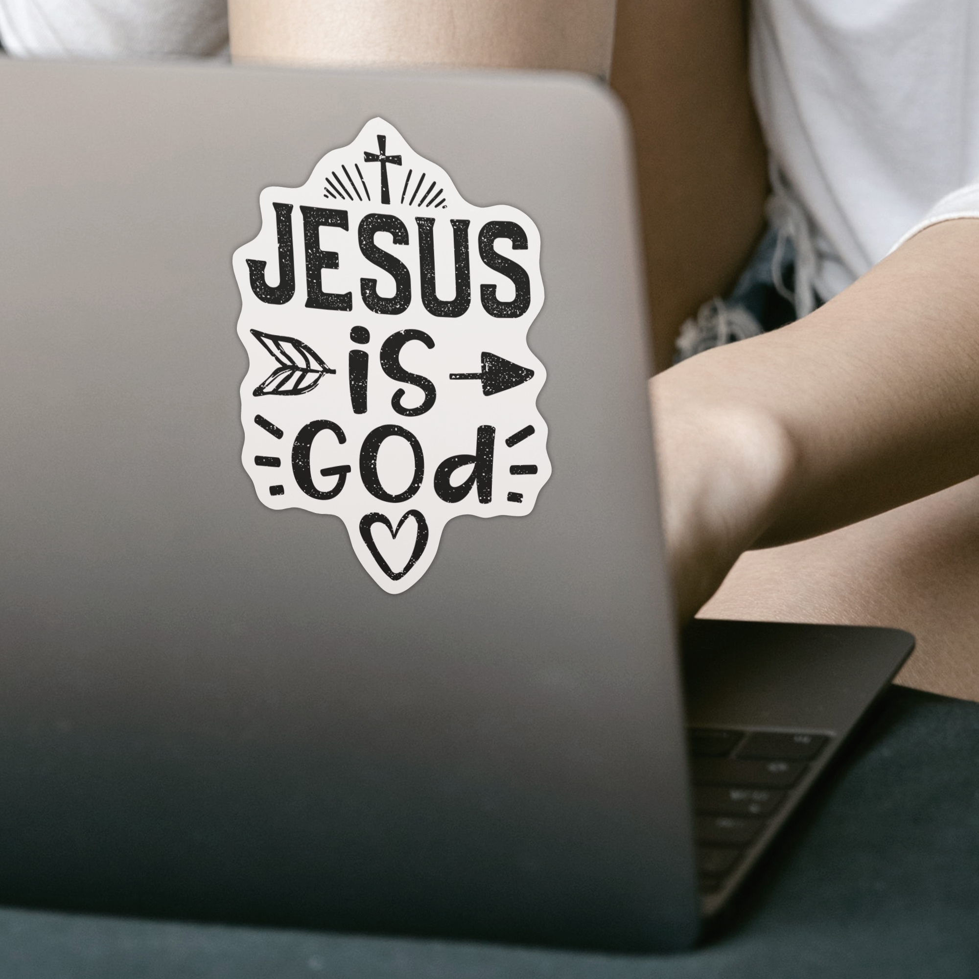 Jesus Is God Sticker - DESIGNSBYJNK5.COM