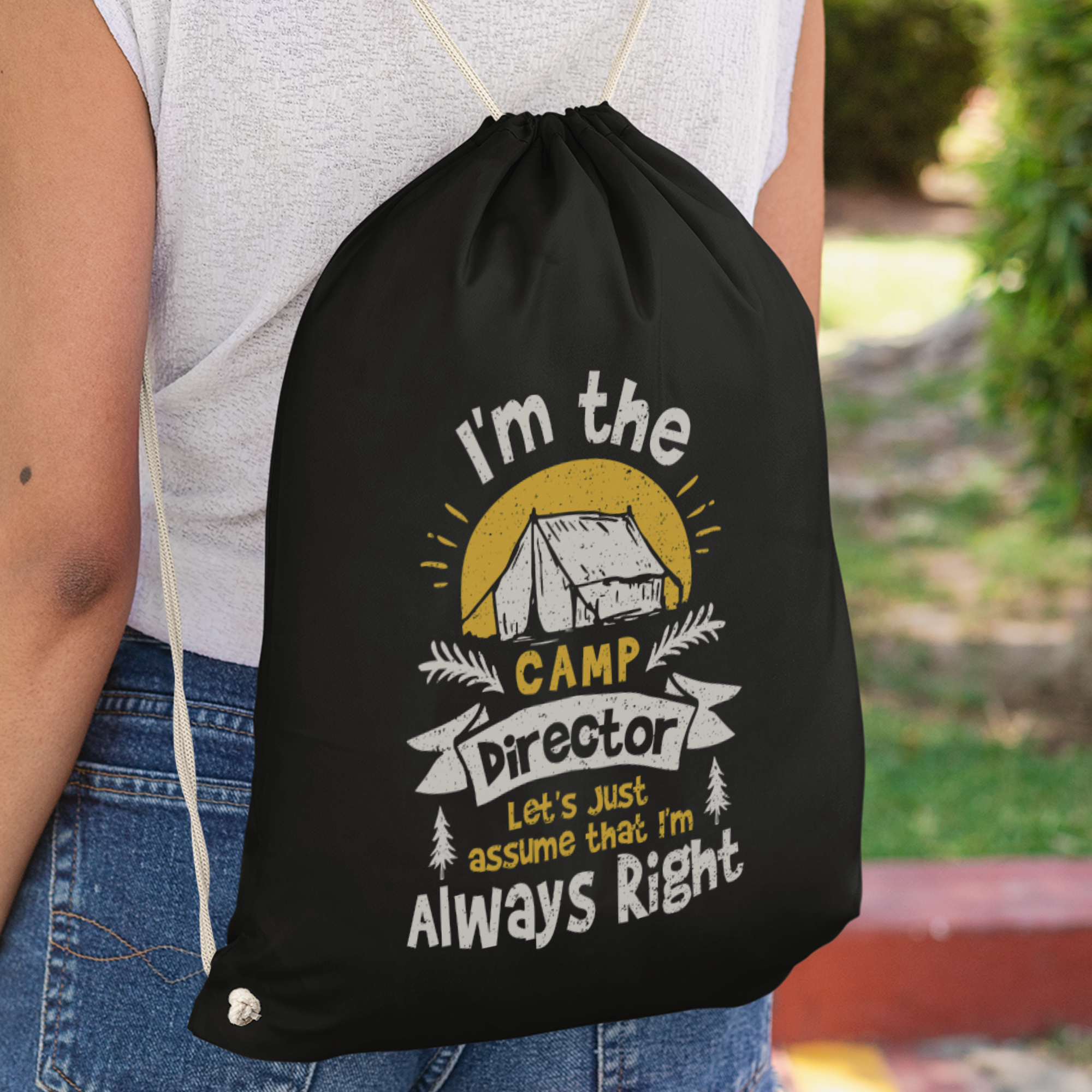 I'm The Camp Director Turnbeutel - DESIGNSBYJNK5.COM