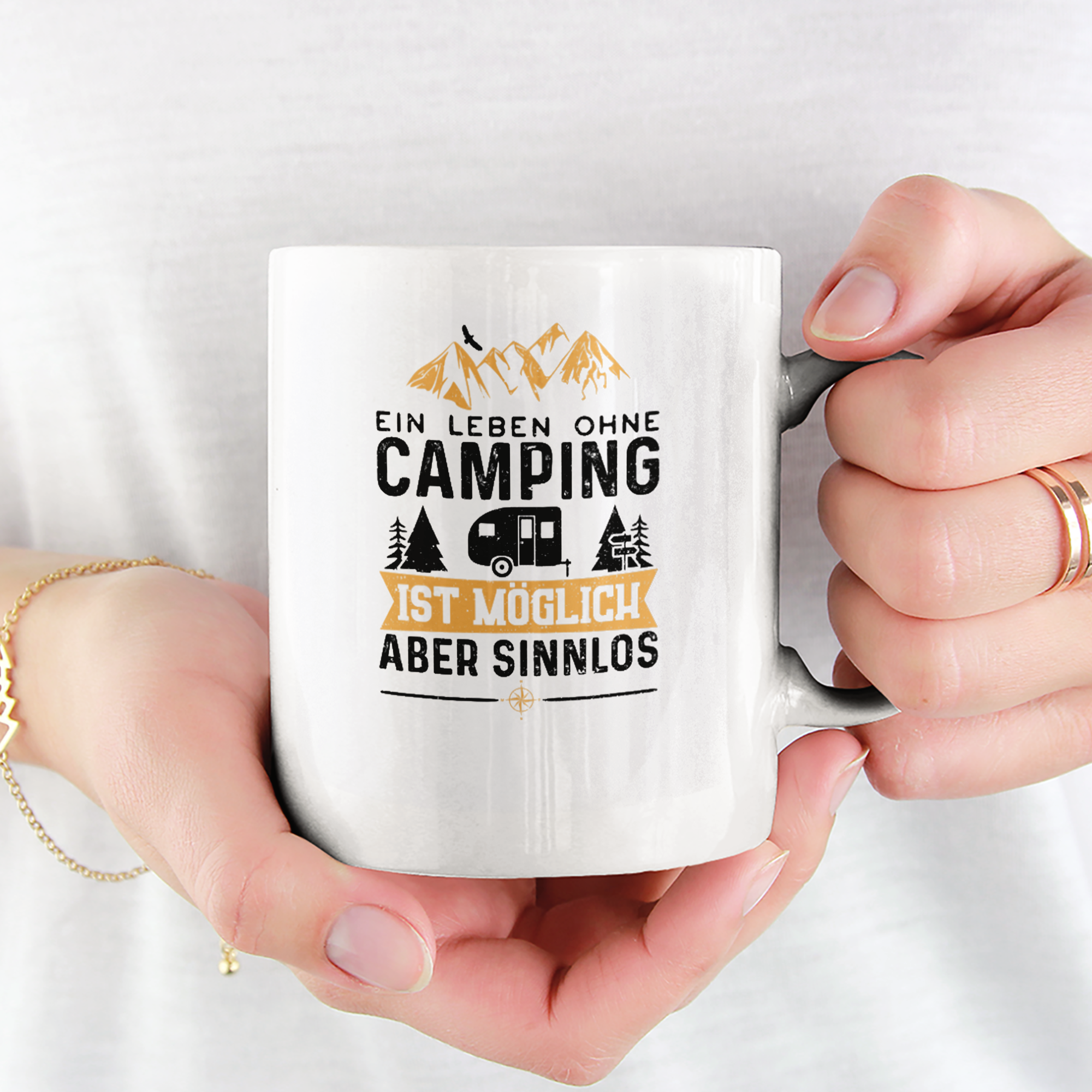 Ein Leben Ohne Camping Ist Möglich Aber Sinnlos Tasse - DESIGNSBYJNK5.COM
