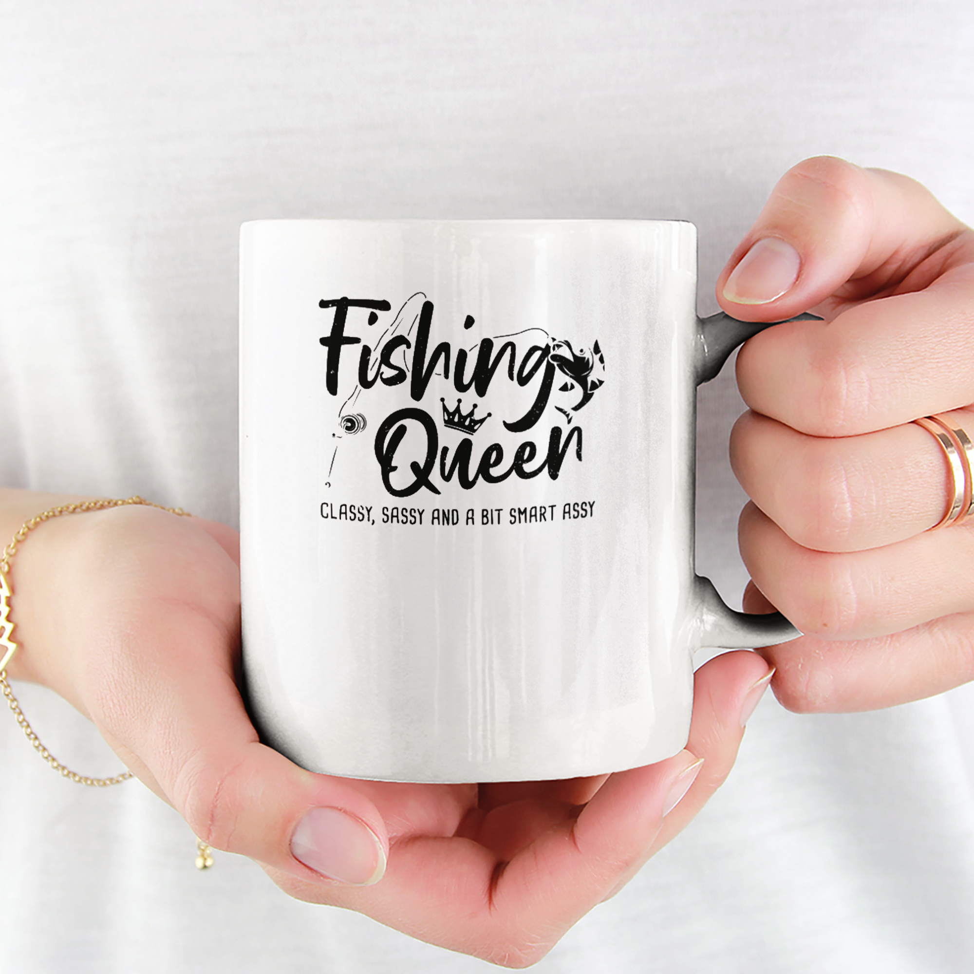 Fishing Queen Tasse - DESIGNSBYJNK5.COM