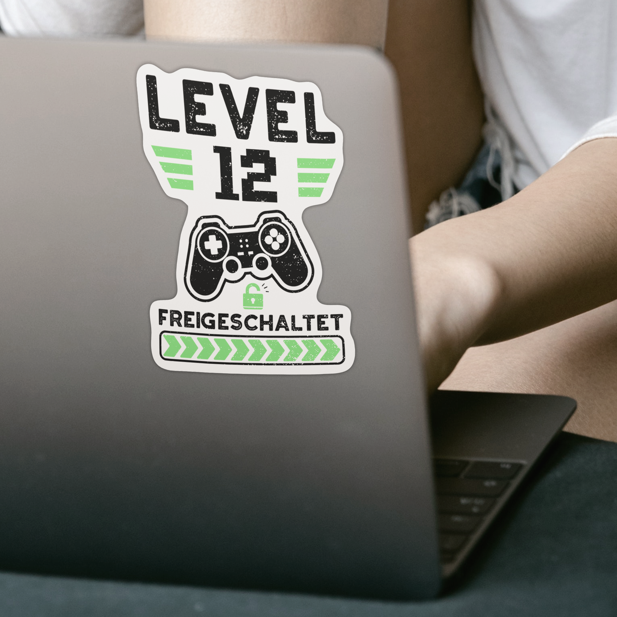 Level 12 Freigeschaltet Sticker - DESIGNSBYJNK5.COM