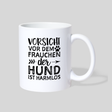 Mug Humoristique "Vorsicht Vor Dem Frauchen" (Attention à La Maîtresse) - Thème Boxer Allemand - Cadeau Pour Amoureux Des Chiens