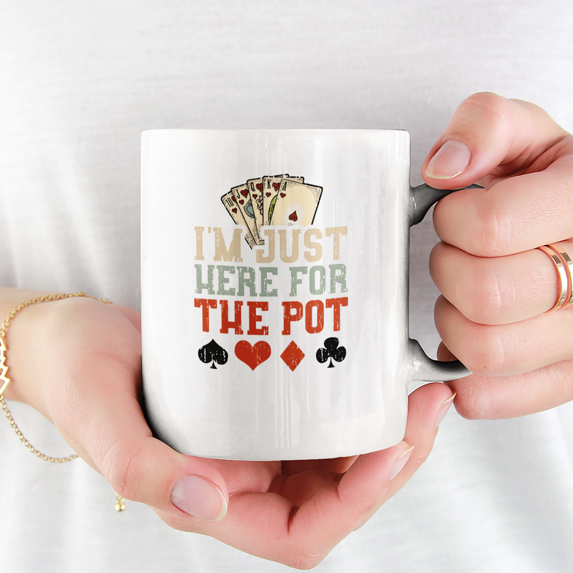 I'm Just Here For The Pot Tasse - DESIGNSBYJNK5.COM