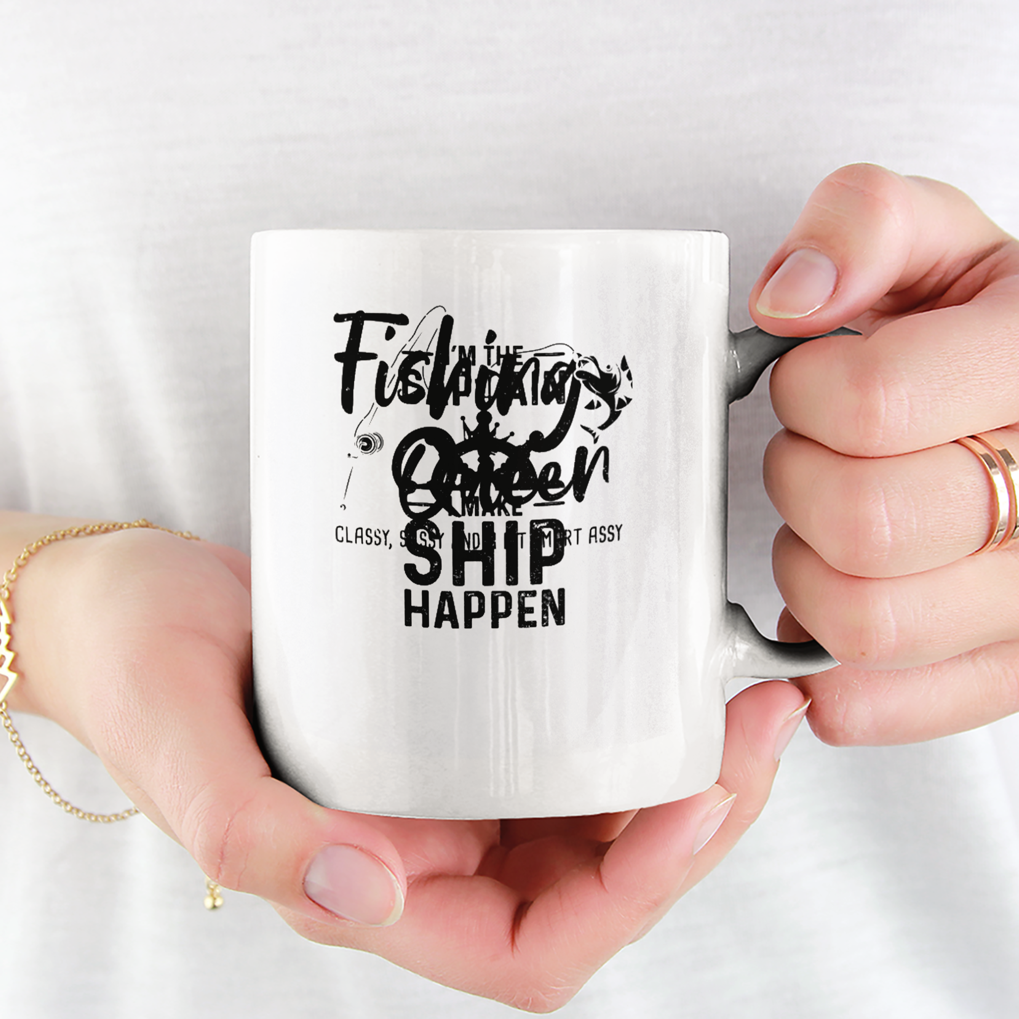 I'm The Captain I Make Ship Happen Tasse - DESIGNSBYJNK5.COM