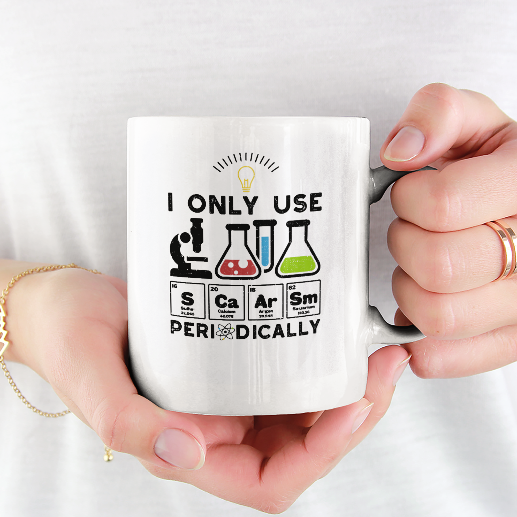 I Only Use Sarcasm Periodically Tasse - DESIGNSBYJNK5.COM