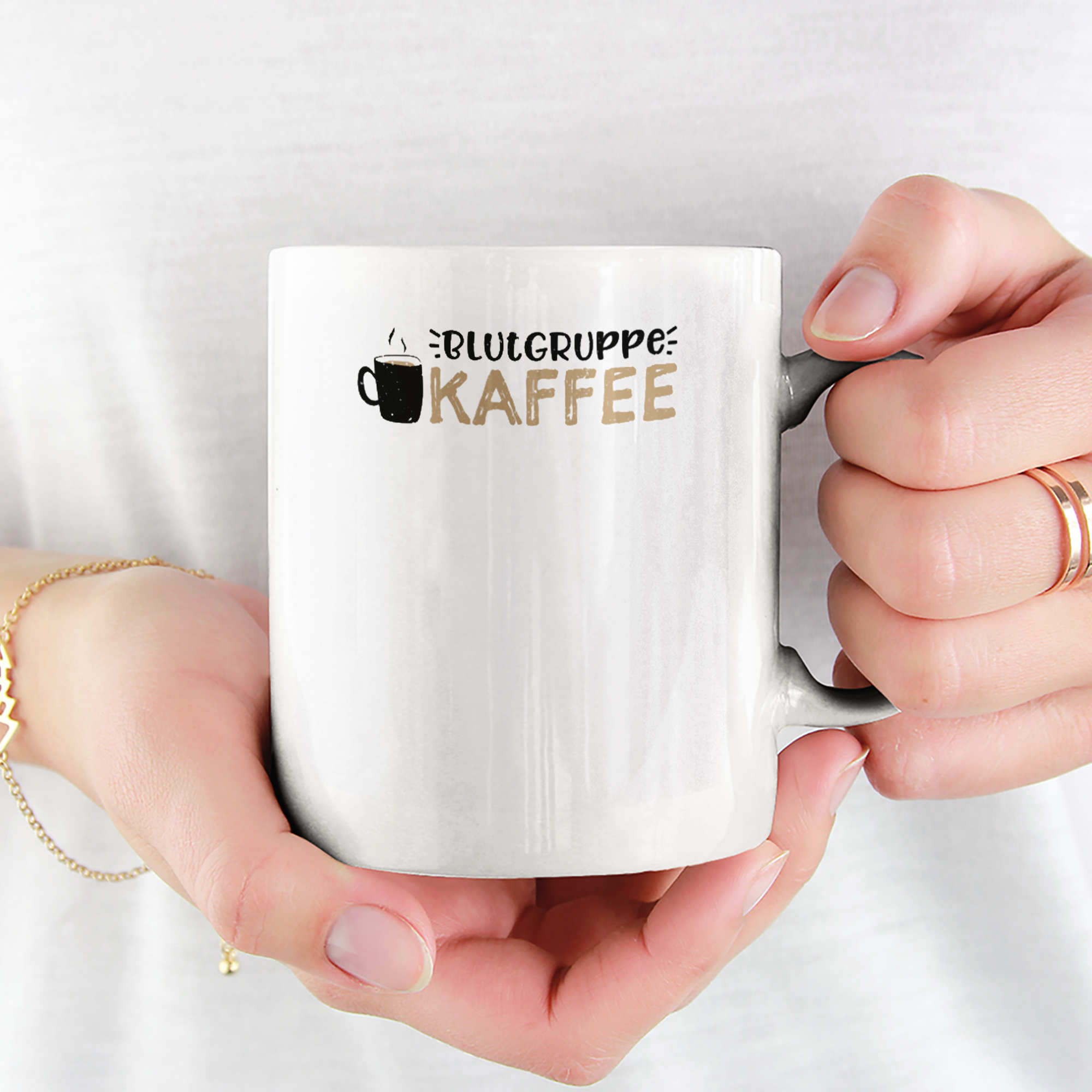 Blutgruppe Kaffee Tasse (Unisex) - DESIGNSBYJNK5.COM