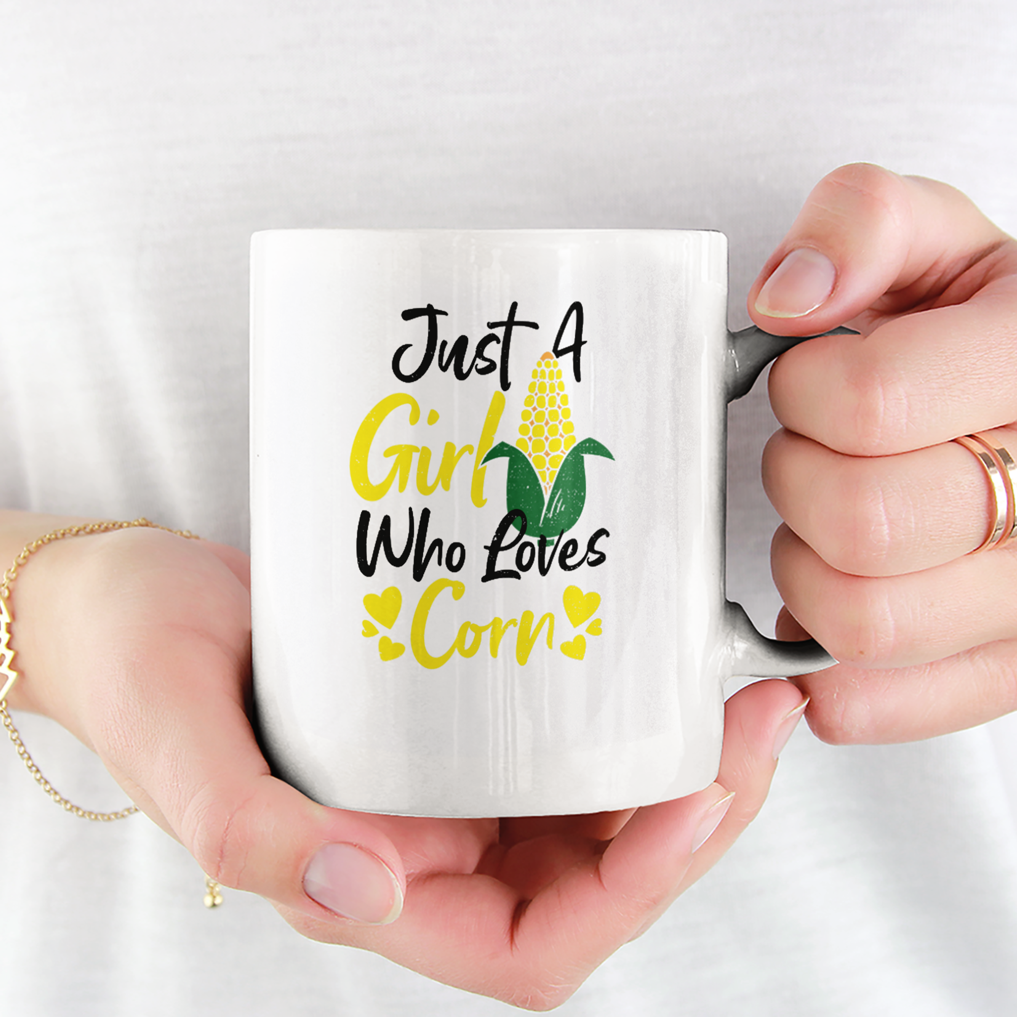 Just A Girl Who Loves Corn Tasse - DESIGNSBYJNK5.COM