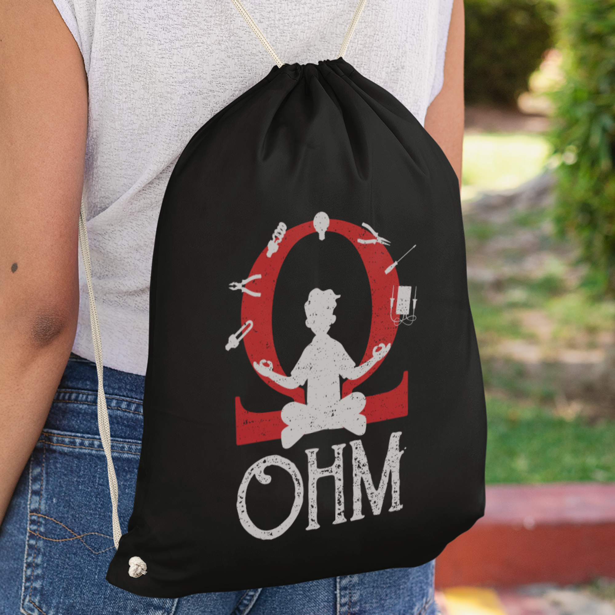 Ohm Meditating Turnbeutel - DESIGNSBYJNK5.COM