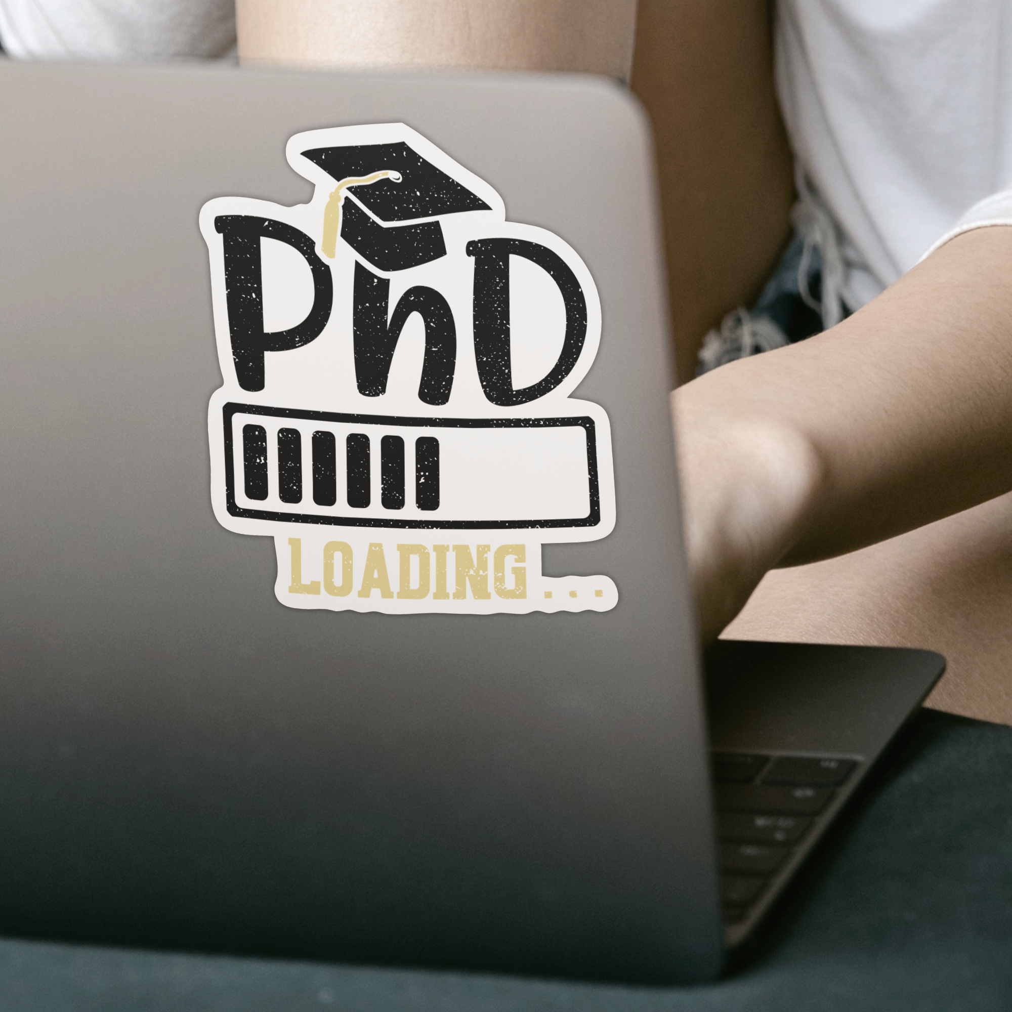 PhD Loading Sticker - DESIGNSBYJNK5.COM