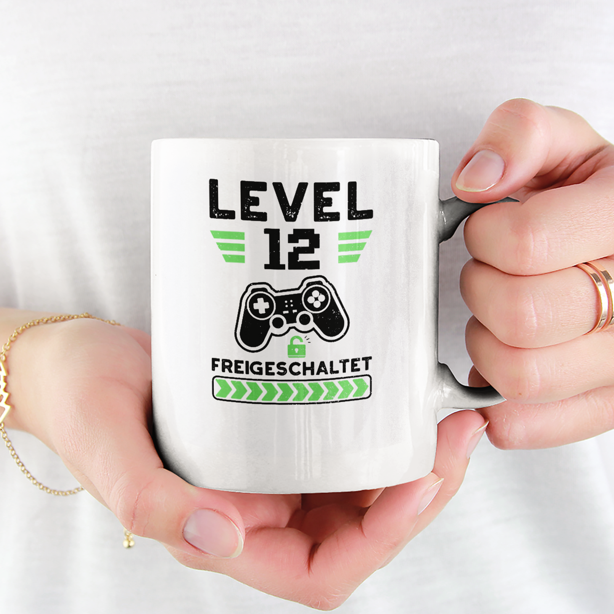 Level 12 Freigeschaltet Tasse - DESIGNSBYJNK5.COM