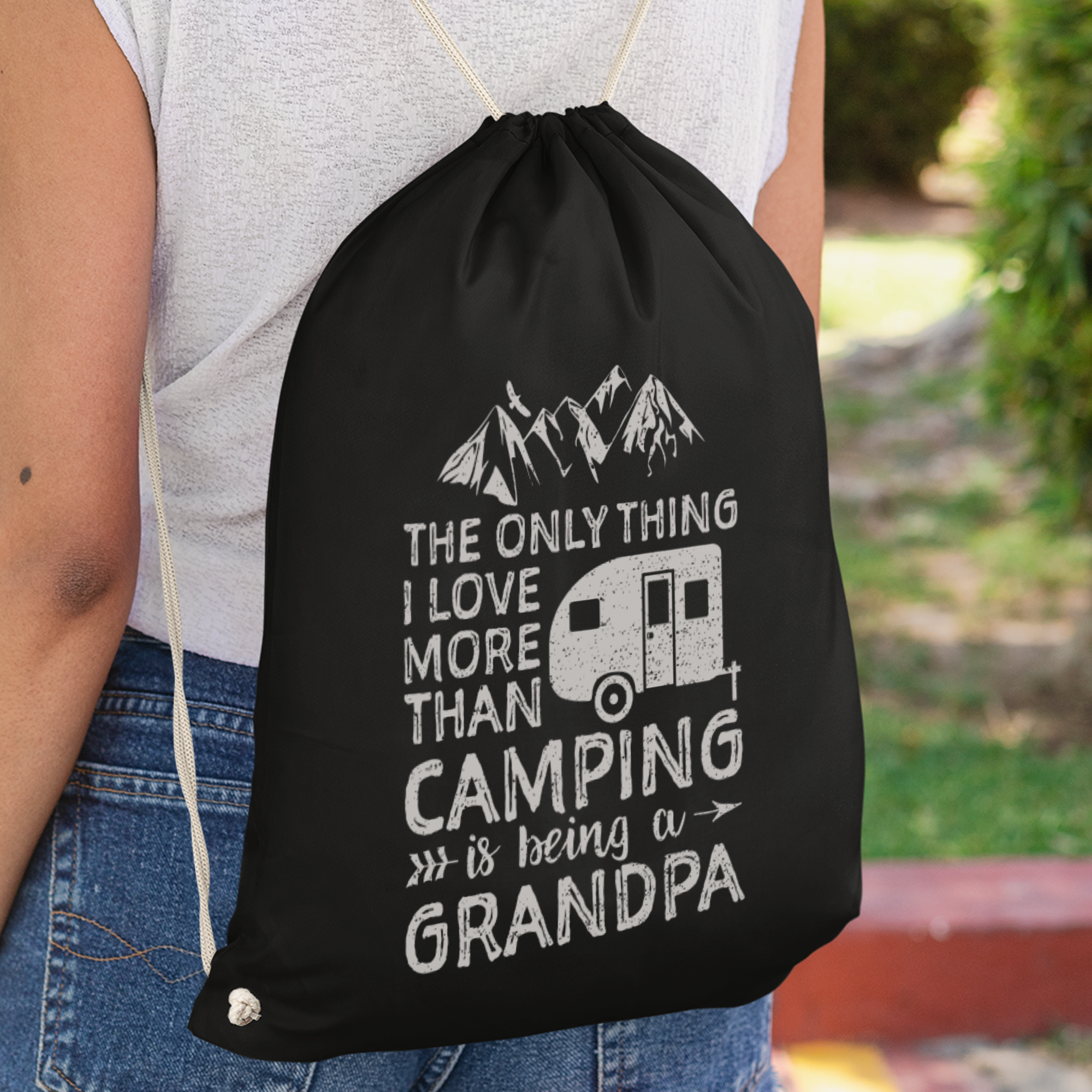 The Only Thing I Love More Than Camping Is Being A Grandpa Turnbeutel - DESIGNSBYJNK5.COM
