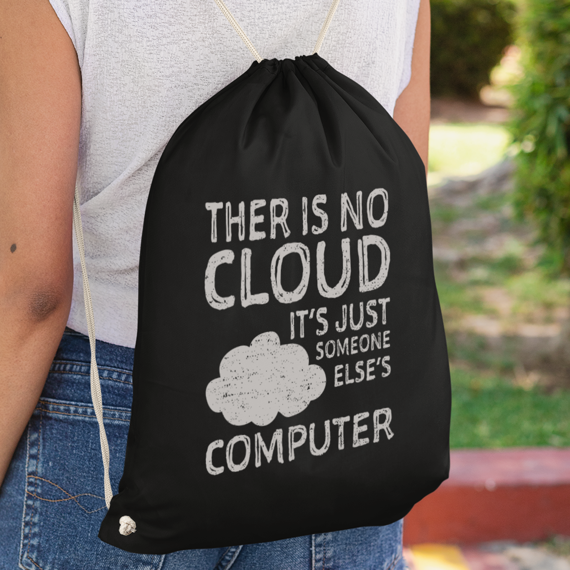 There Is No Cloud It's Just Someone Else's Computer Turnbeutel - DESIGNSBYJNK5.COM