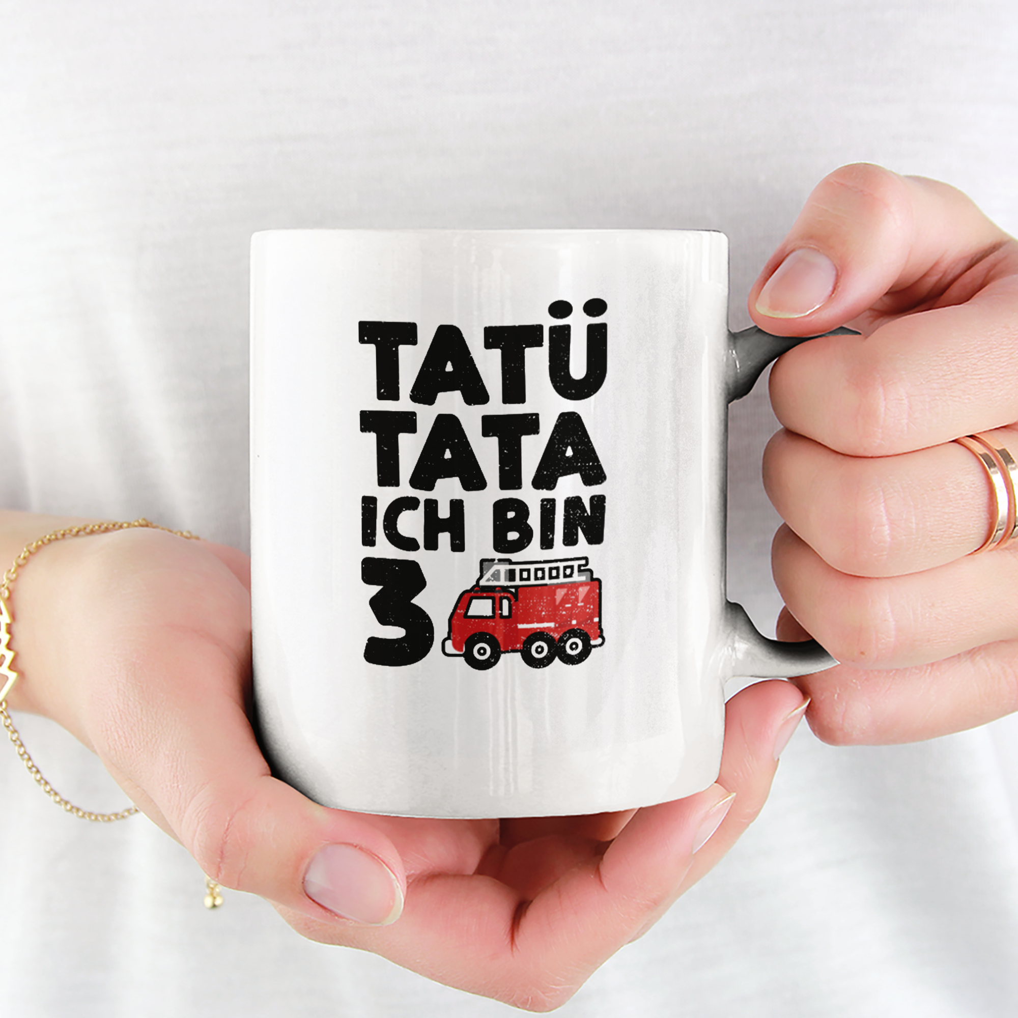 Tatü Tata Ich Bin 3 Tasse - DESIGNSBYJNK5.COM