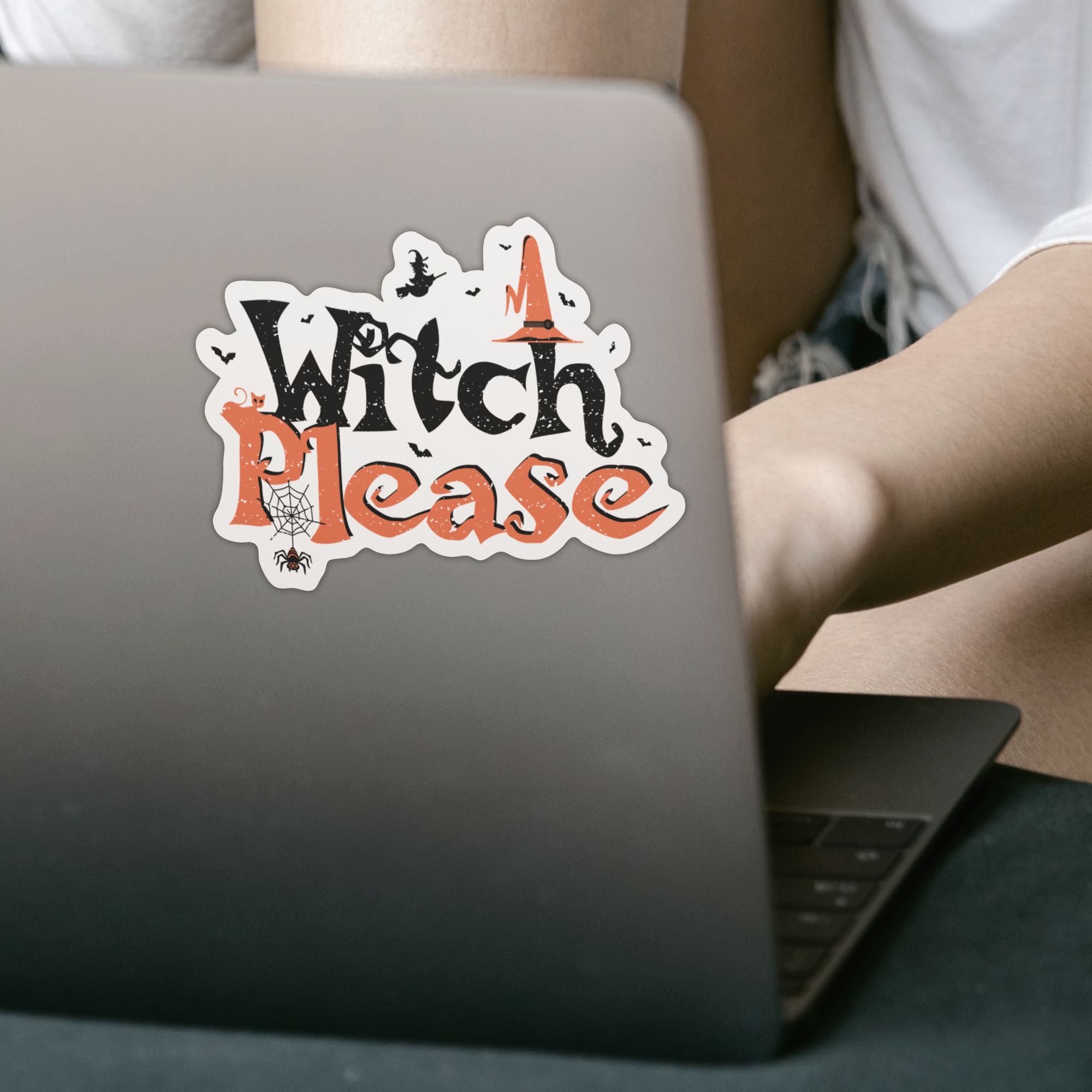 Witch Please Sticker - DESIGNSBYJNK5.COM