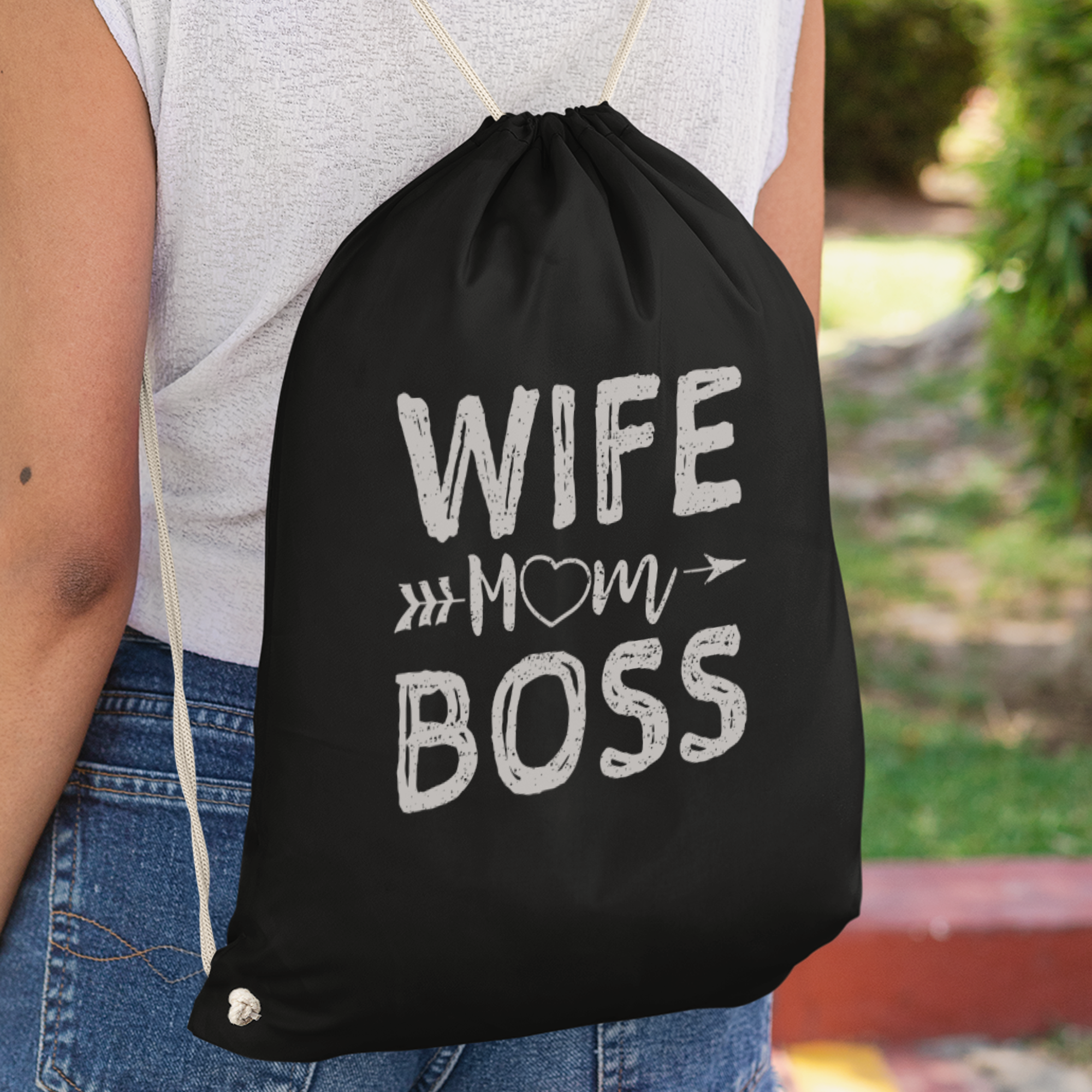 Wife Mom Boss Turnbeutel - DESIGNSBYJNK5.COM