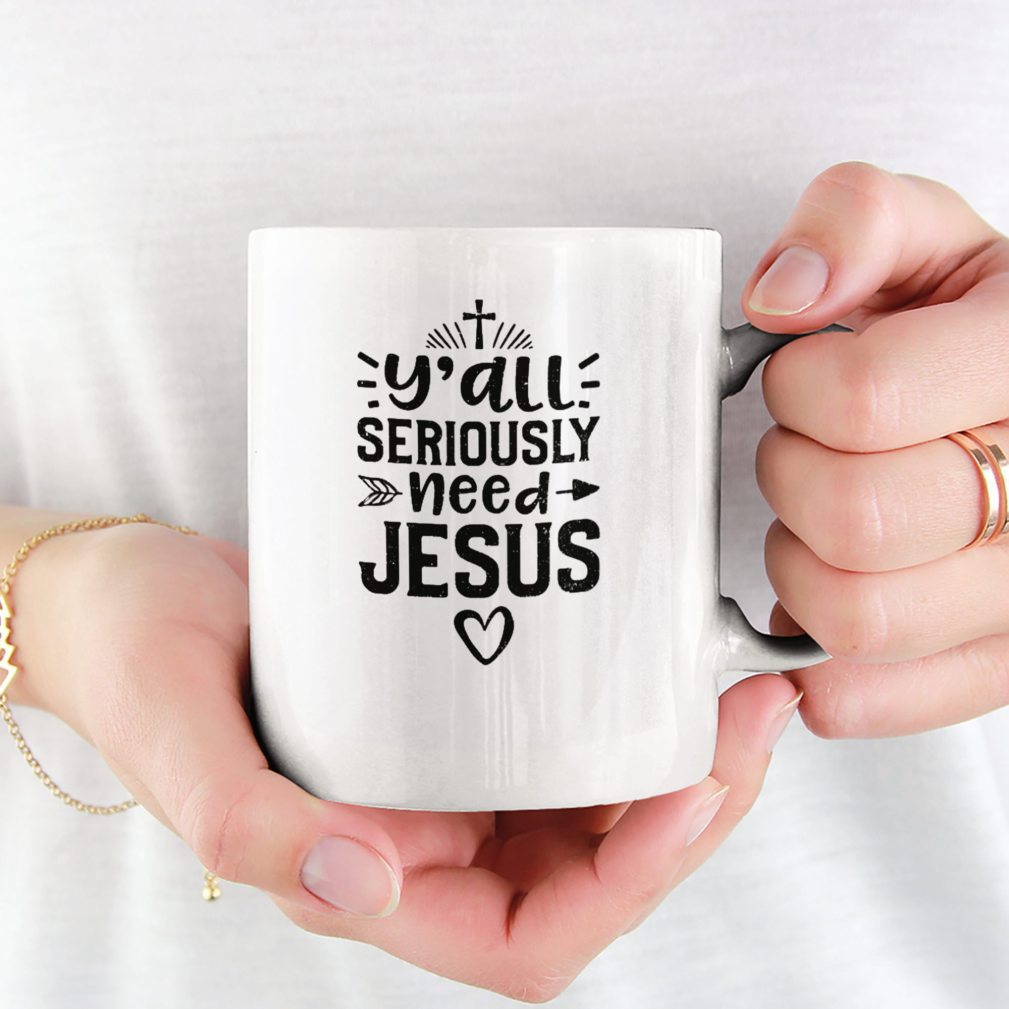 Y'all Seriously Need Jesus Tasse - DESIGNSBYJNK5.COM