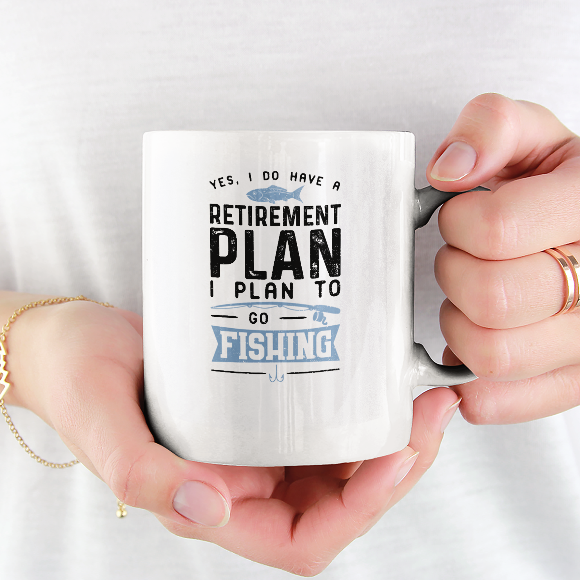Yes I Do Have A Retirement Plan I Plan To Go Fishing Tasse - DESIGNSBYJNK5.COM