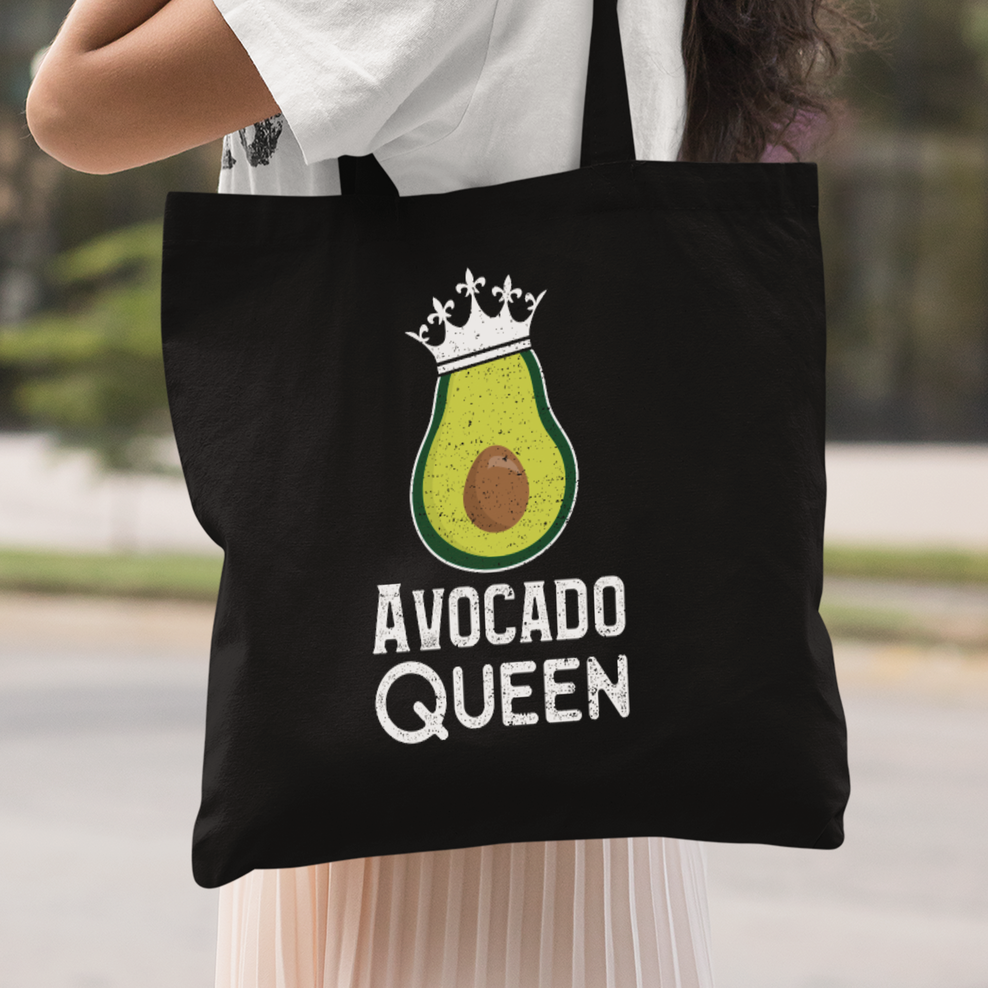 Avocado Queen Stoffbeutel - DESIGNSBYJNK5.COM