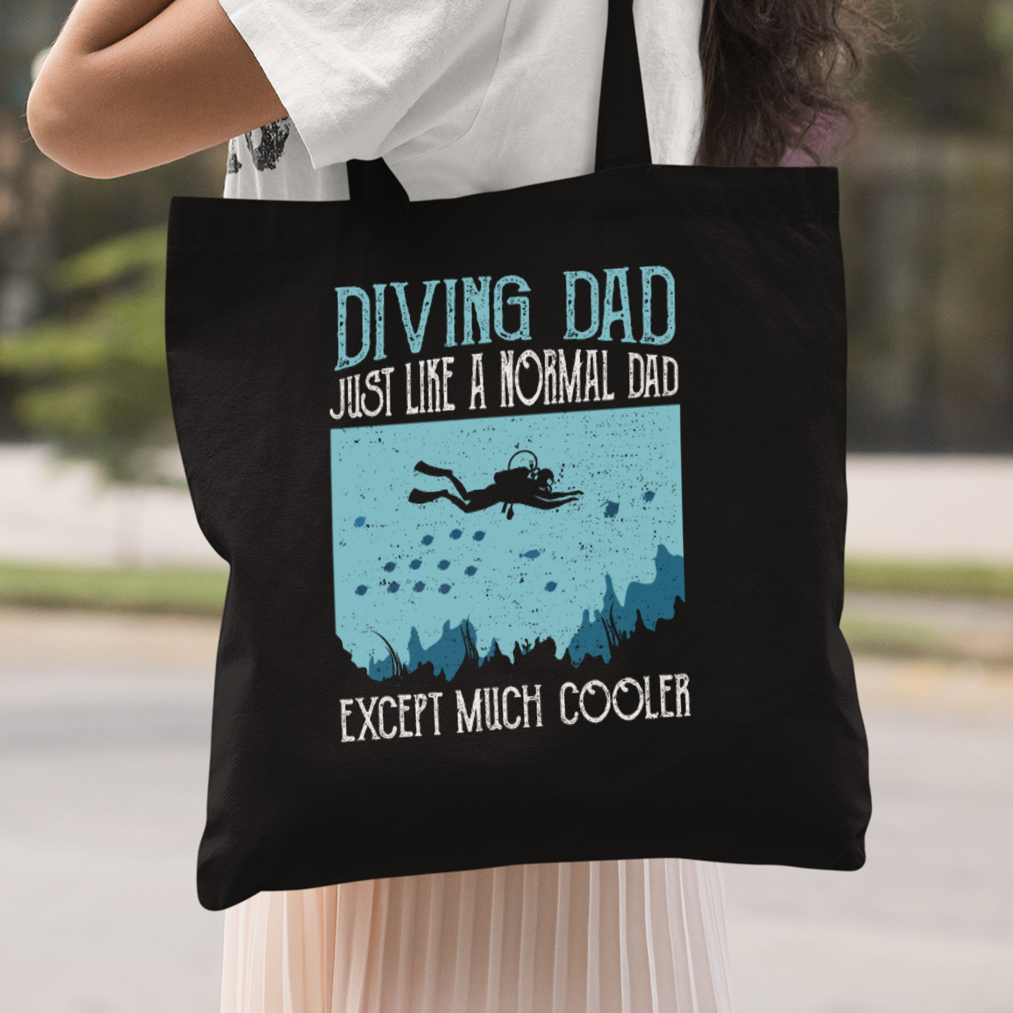 Diving Dad Stoffbeutel - DESIGNSBYJNK5.COM